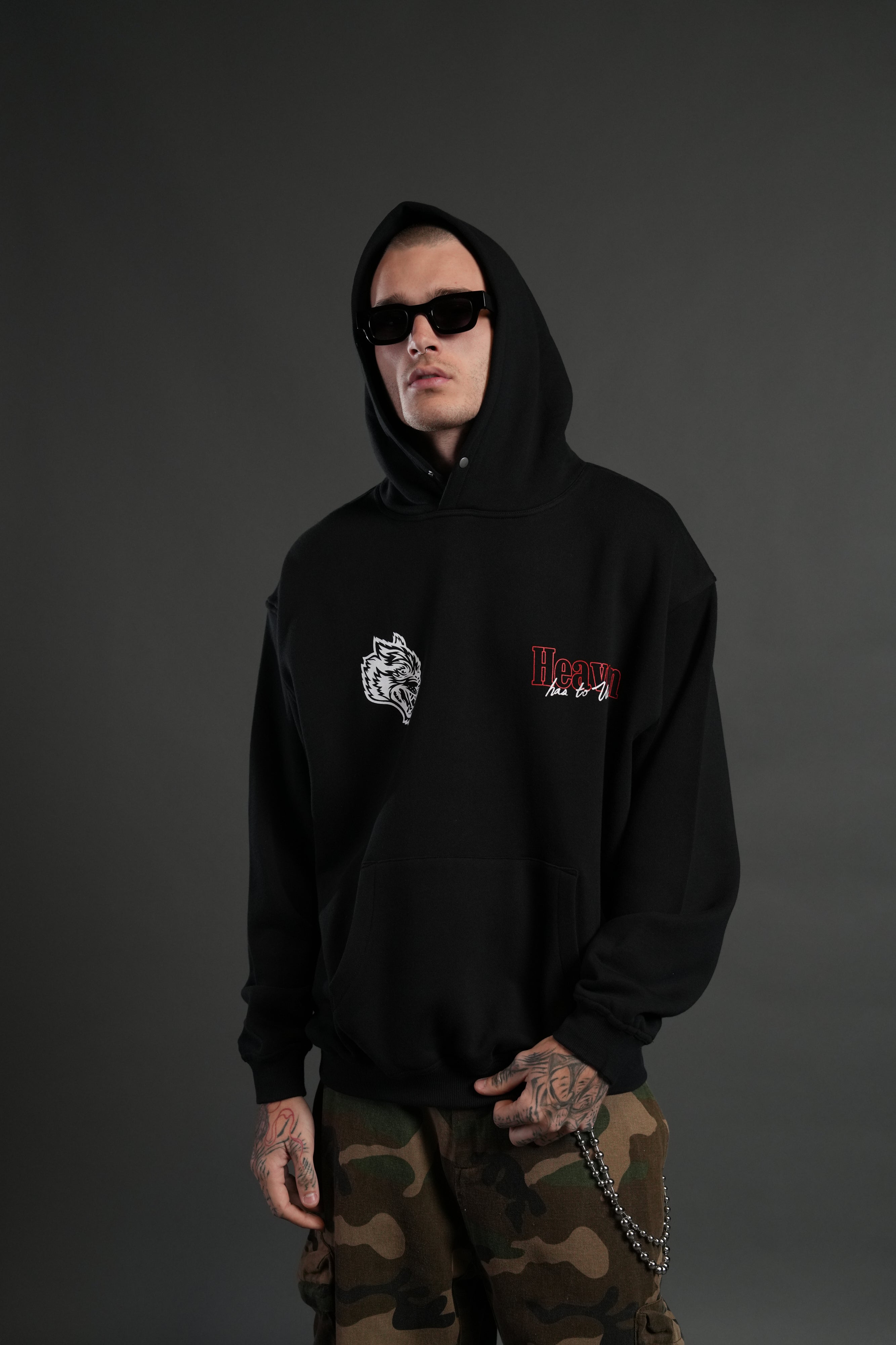 Reaper's Ascension "Pierce" Hoodie in Black