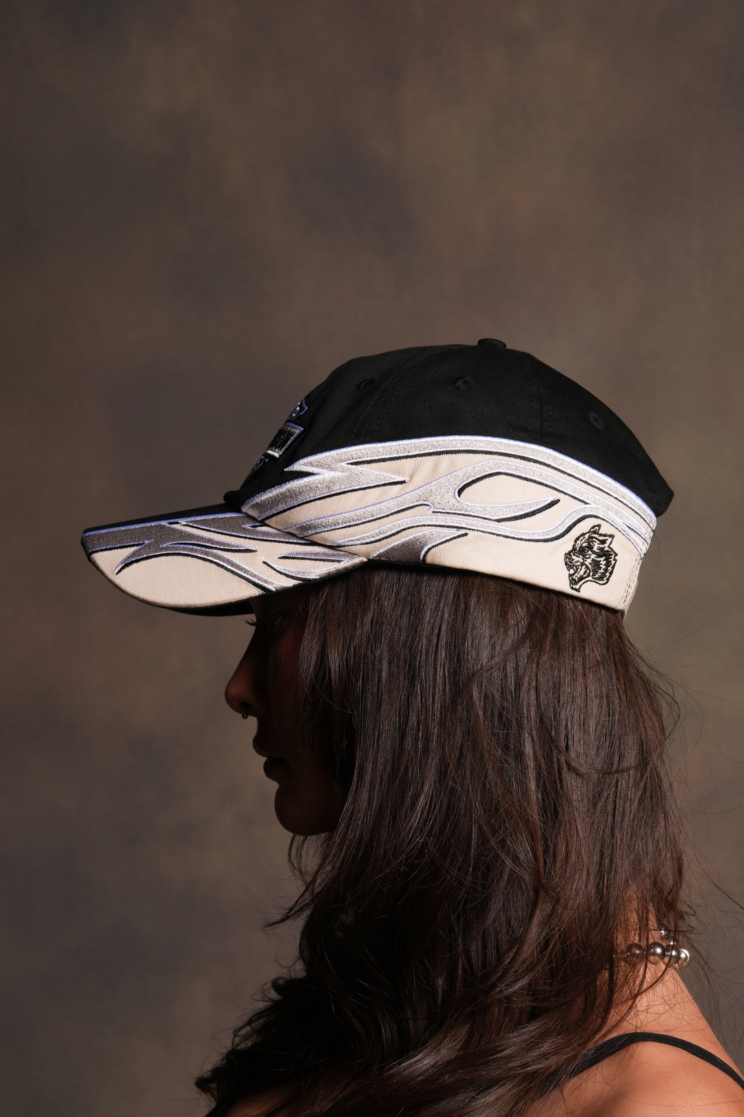Real Recognize Real Dad Hat (V2) in Black/Cream