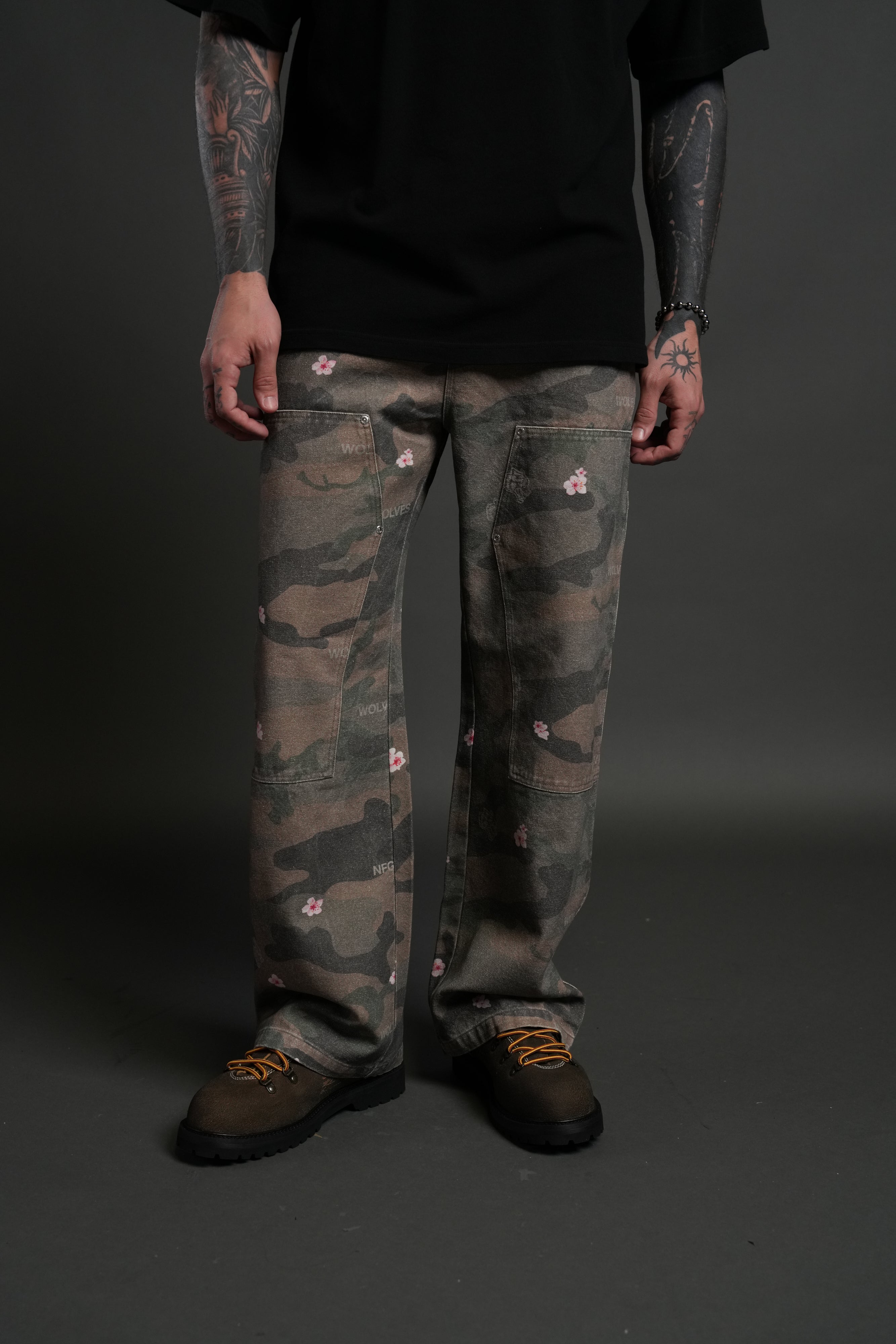 Wolves Chopper Hoffa V2 Pants in Vintage Blossom Woodland Camo