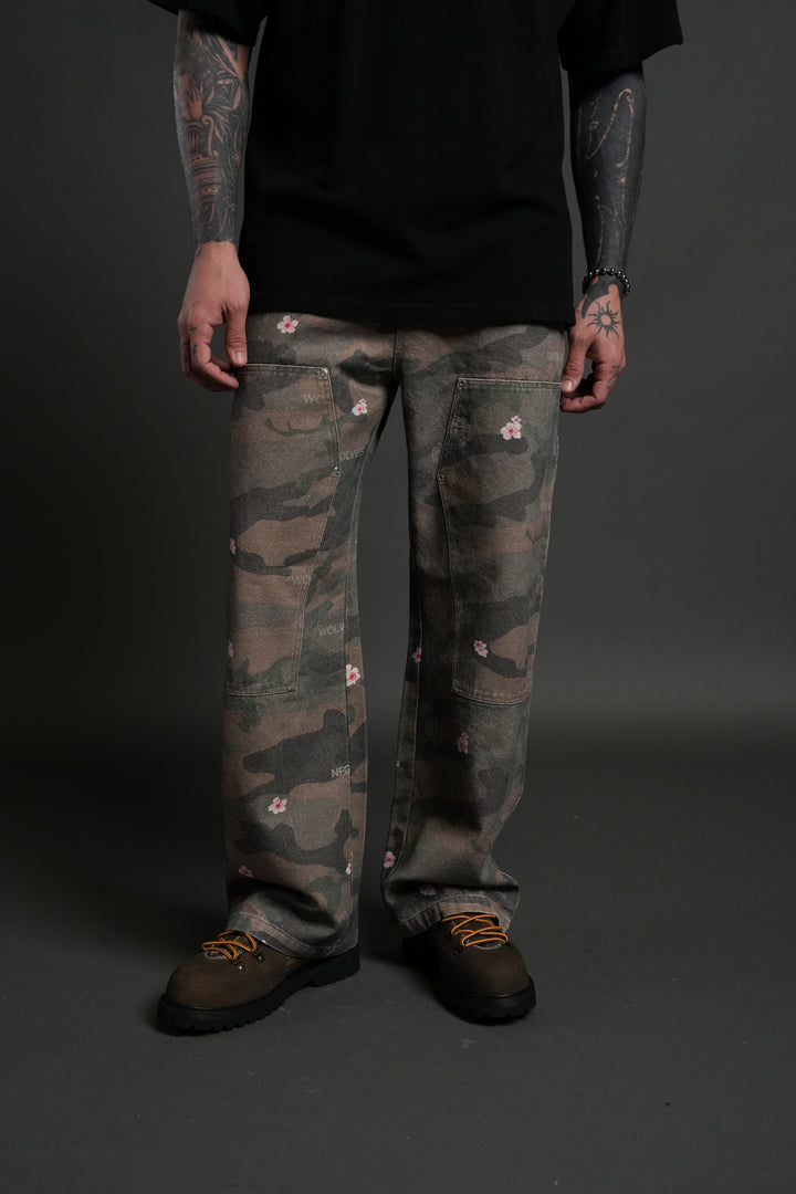 Wolves Chopper Hoffa V2 Pants in Vintage Blossom Woodland Camo