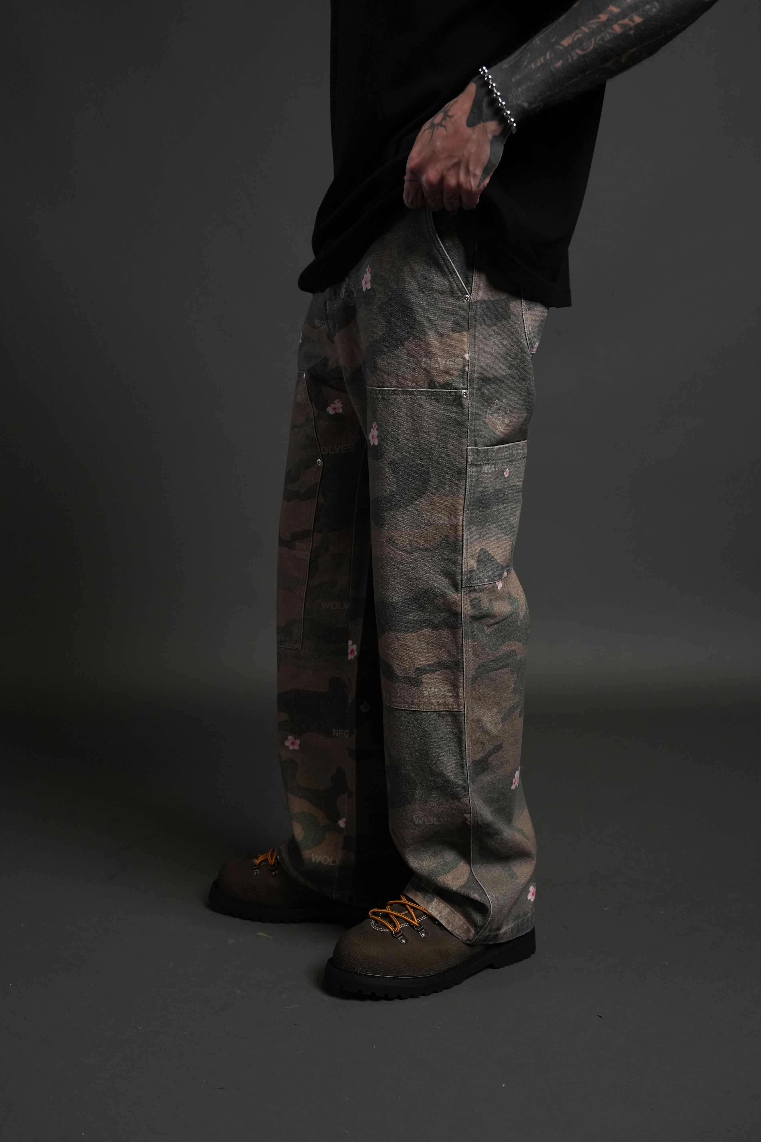 Wolves Chopper Hoffa V2 Pants in Vintage Blossom Woodland Camo