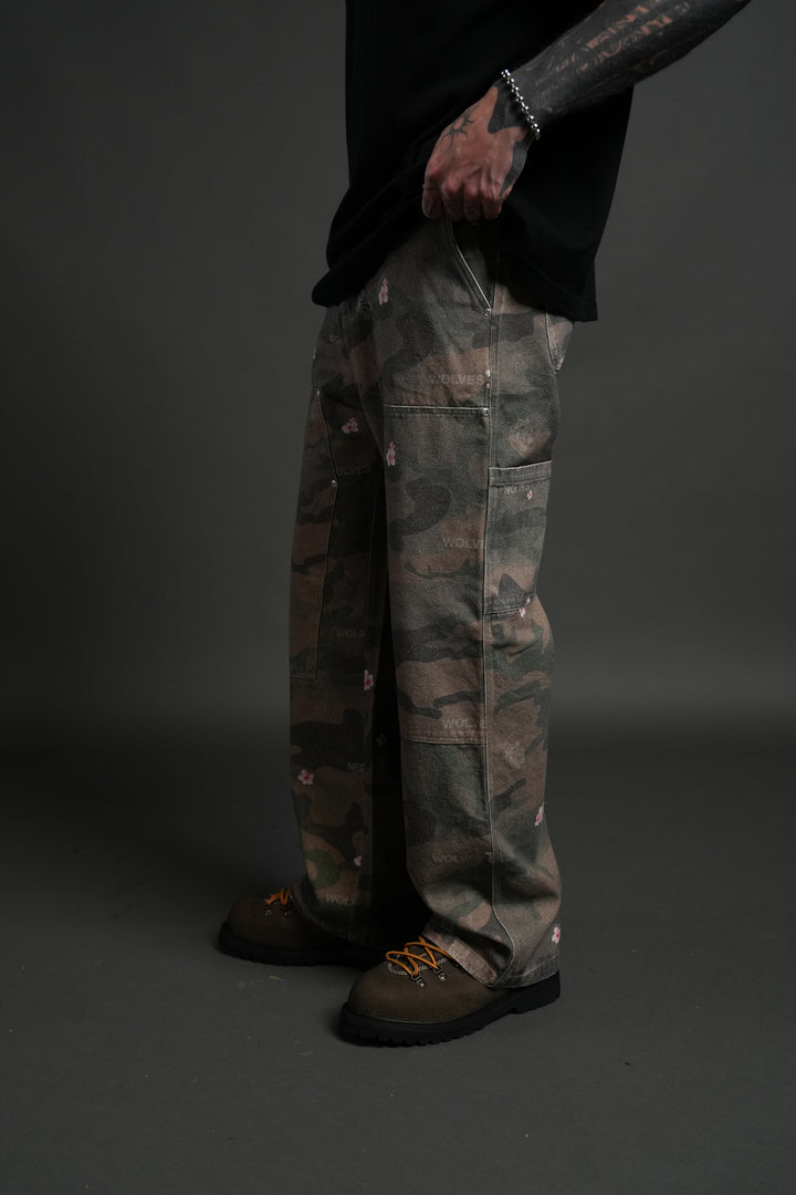 Wolves Chopper Hoffa V2 Pants in Vintage Blossom Woodland Camo