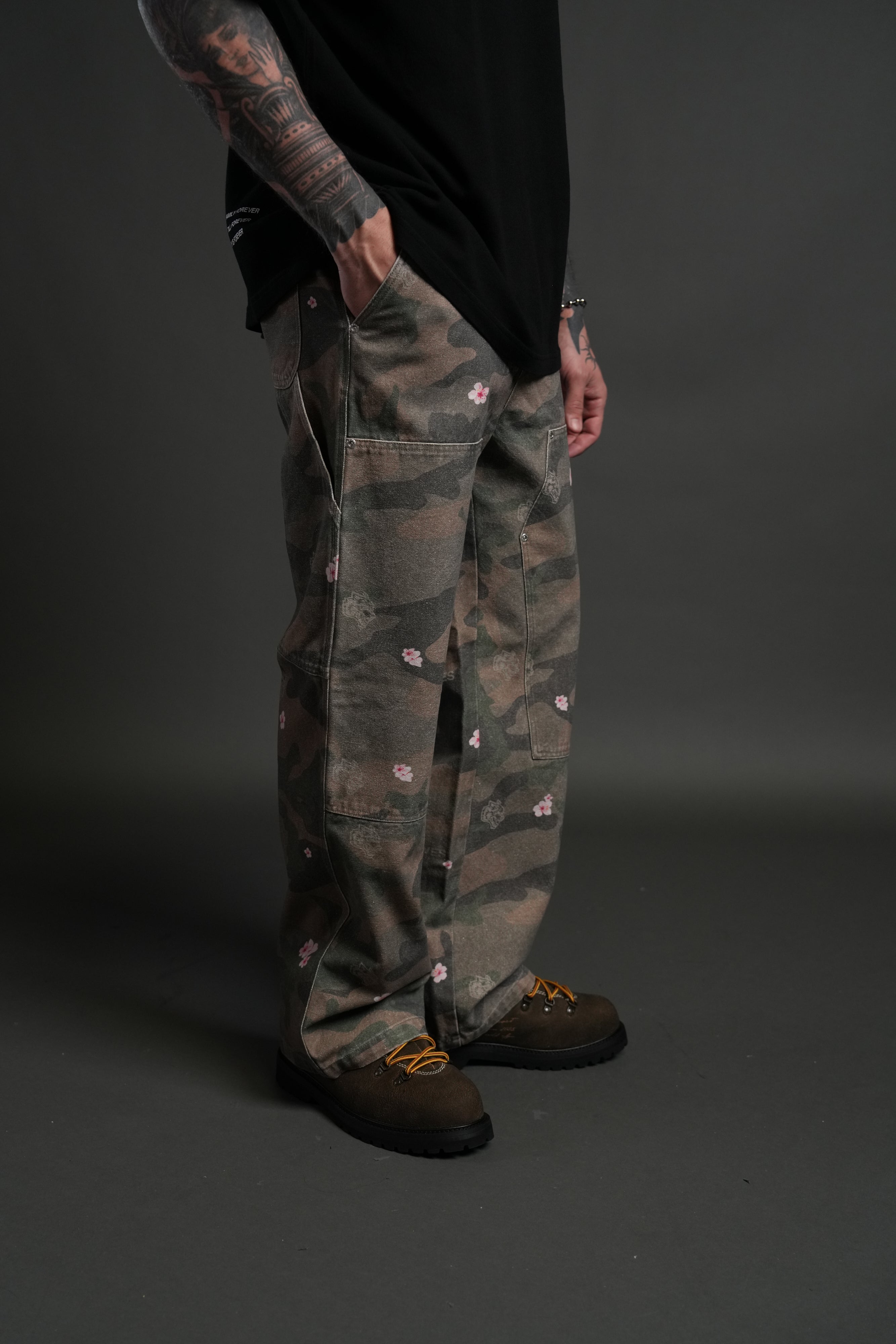 Wolves Chopper Hoffa V2 Pants in Vintage Blossom Woodland Camo