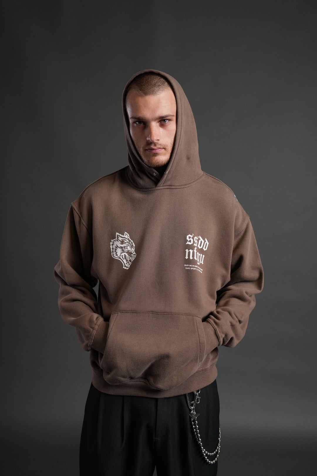 Darc Storm "Pierce" Hoodie in Desert Dust Drift Wash