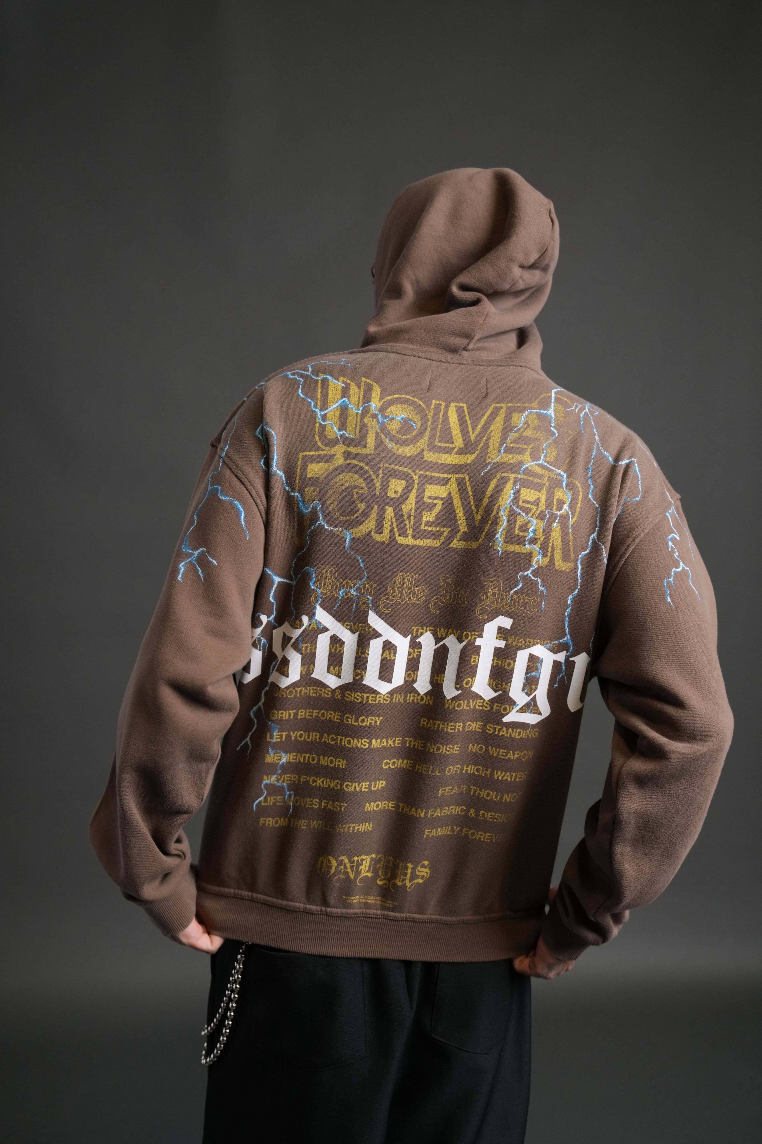 Darc Storm "Pierce" Hoodie in Desert Dust Drift Wash