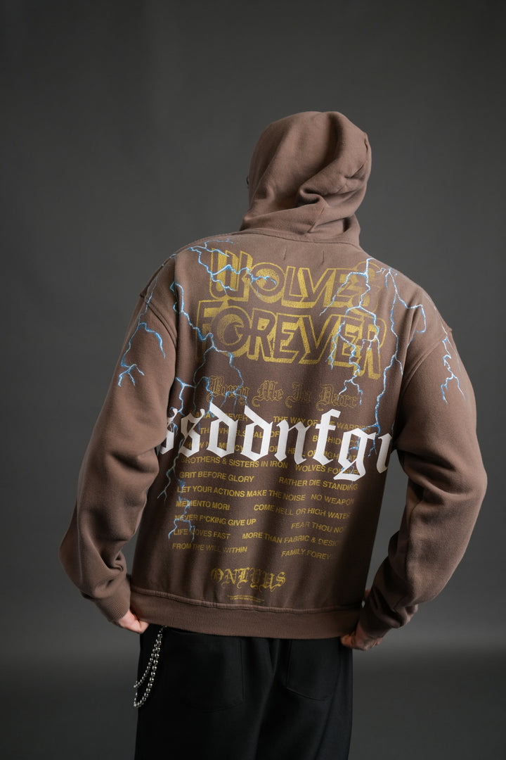 Darc Storm "Pierce" Hoodie in Desert Dust Drift Wash