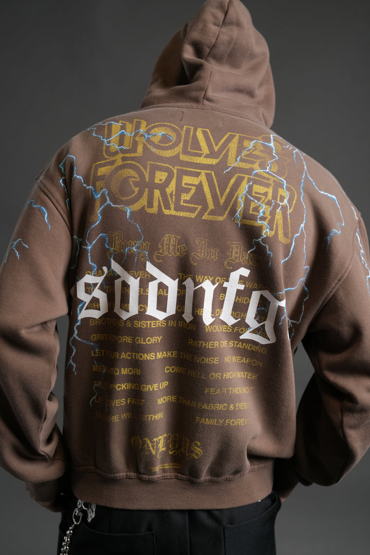 Darc Storm "Pierce" Hoodie in Desert Dust Drift Wash