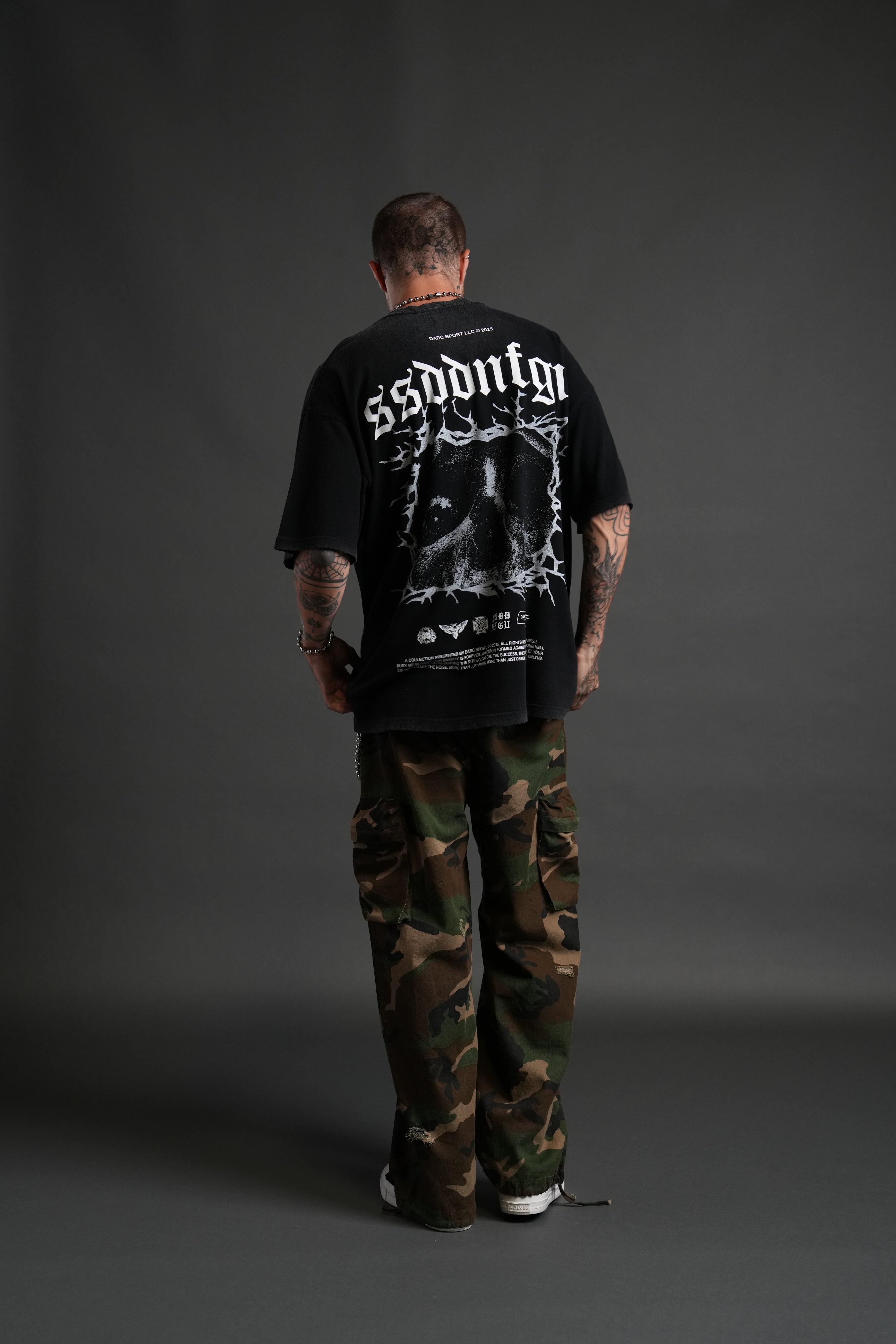 Our Blood "Premium" Oversized Tee in Black