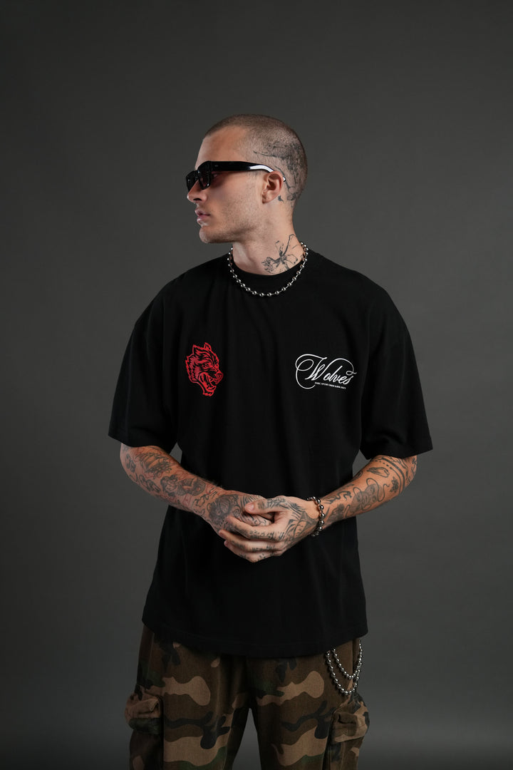 Will of the Beast "Premium" Oversized Tee in Black