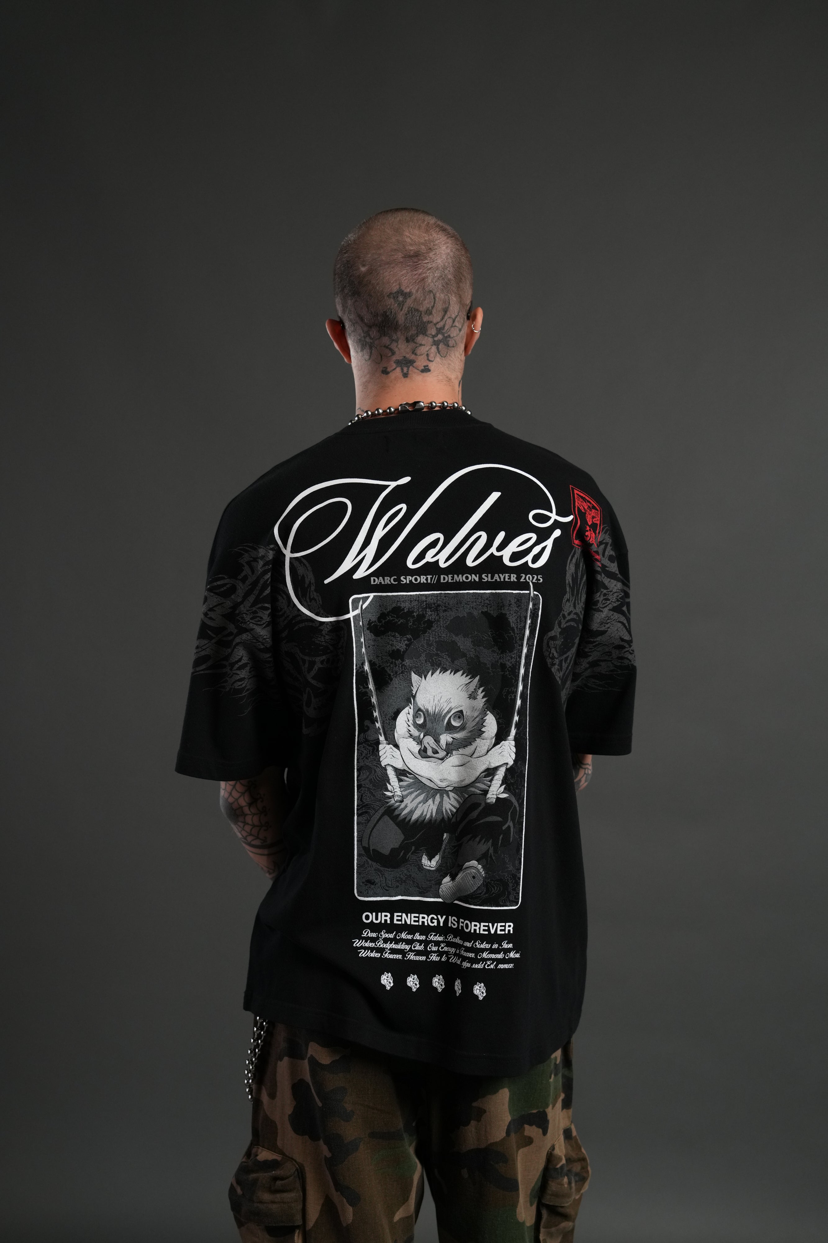 Will of the Beast "Premium" Oversized Tee in Black