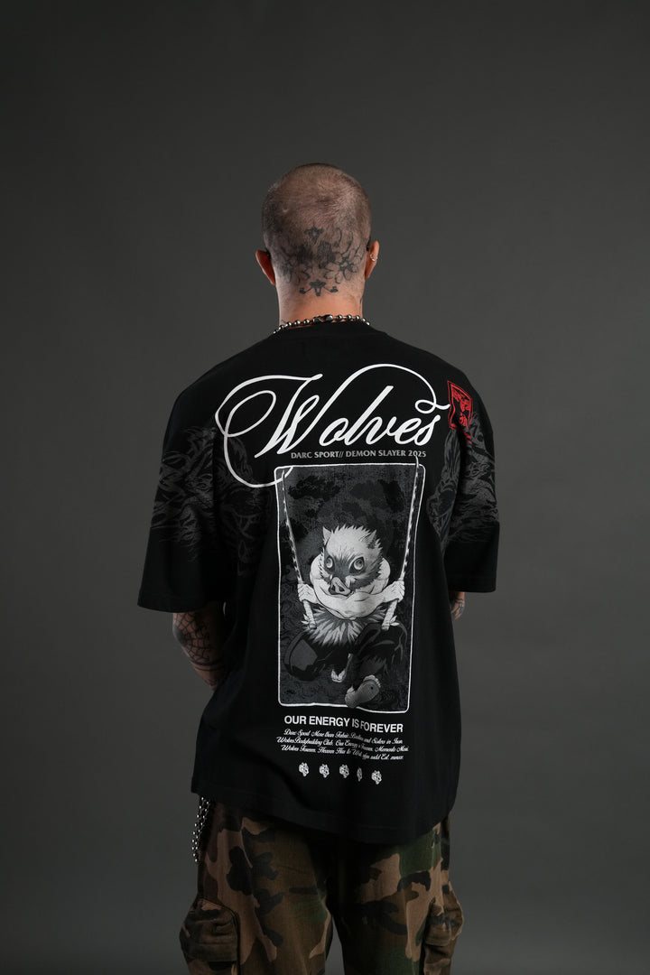 Will of the Beast "Premium" Oversized Tee in Black