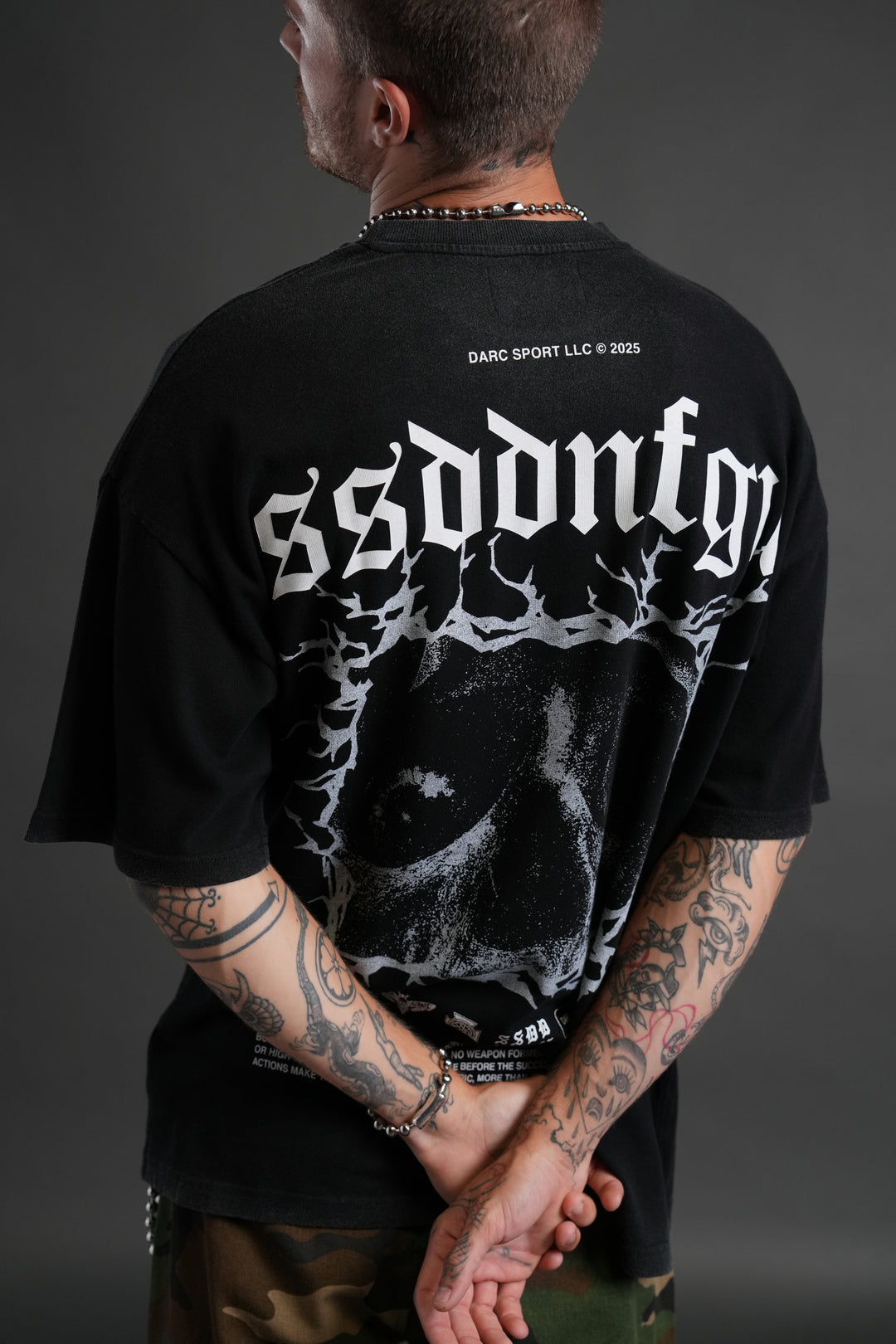 Our Blood "Premium" Oversized Tee in Black