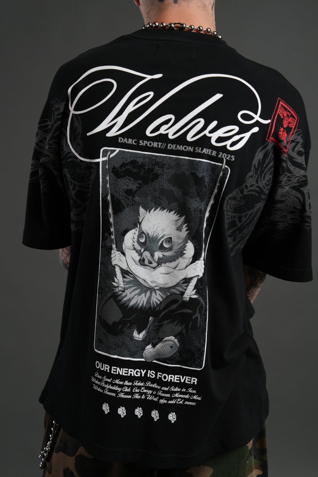 Will of the Beast "Premium" Oversized Tee in Black