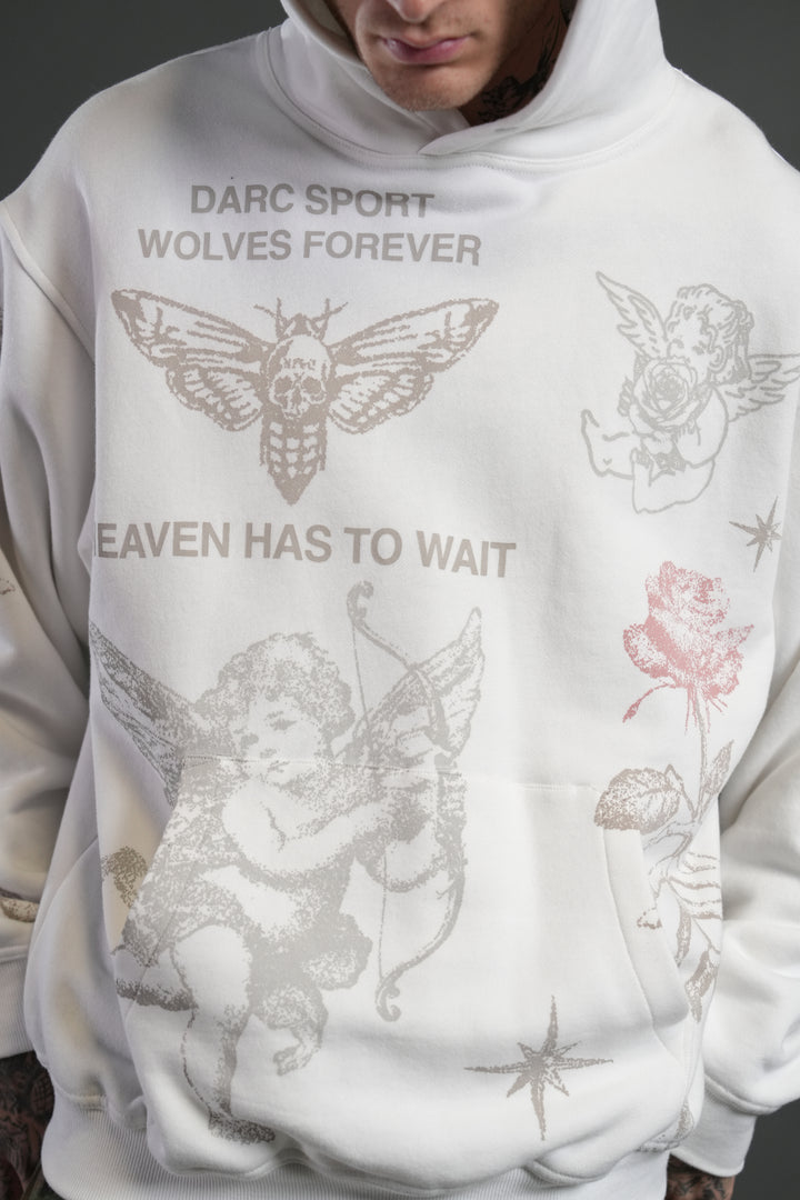 Sacred Flash "Pierce" Hoodie in Cream