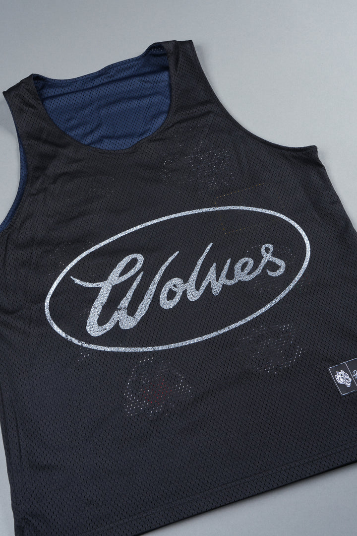 Pack Leader Reversible Bball Jersey In Black/Navy