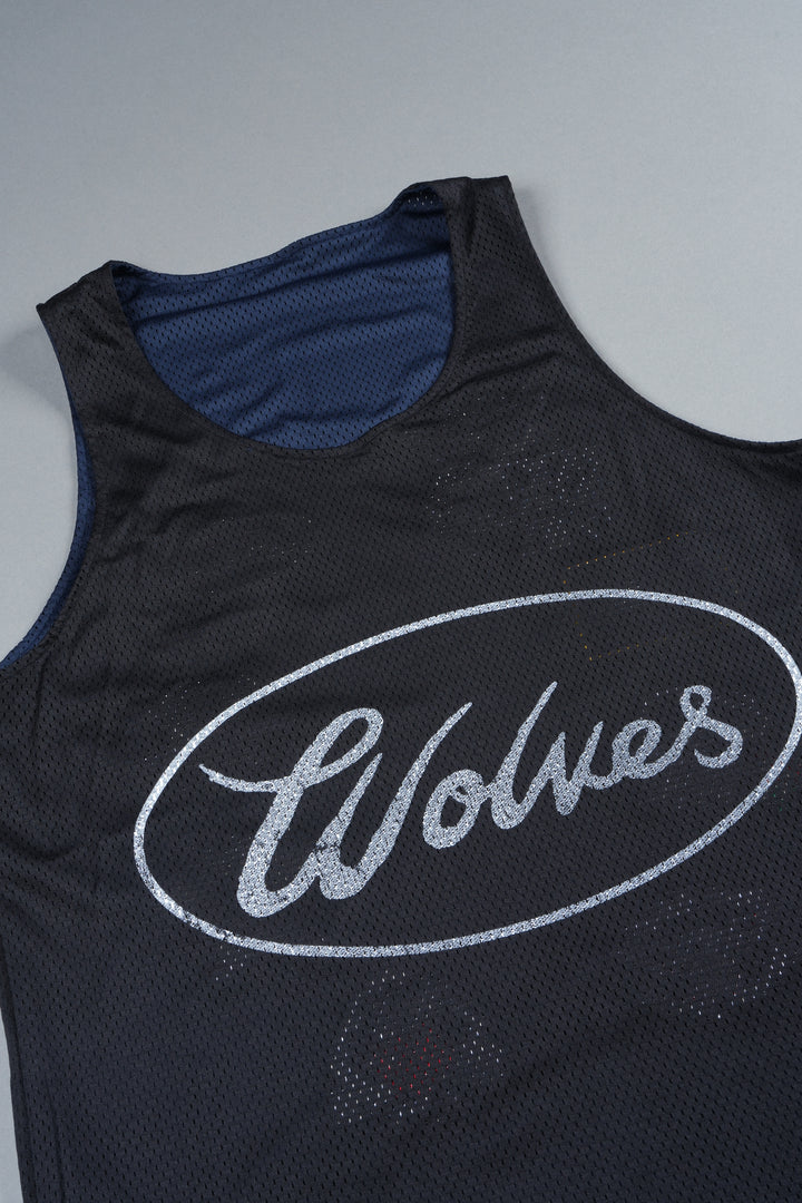 Pack Leader Reversible Bball Jersey In Black/Navy