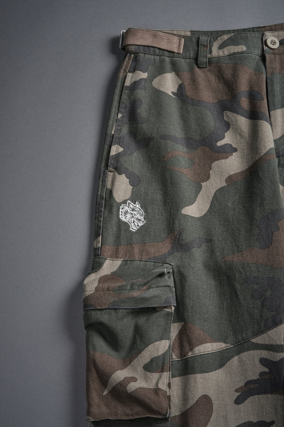 Hellbound Duke Cargo Pants in DSVD Green Camo