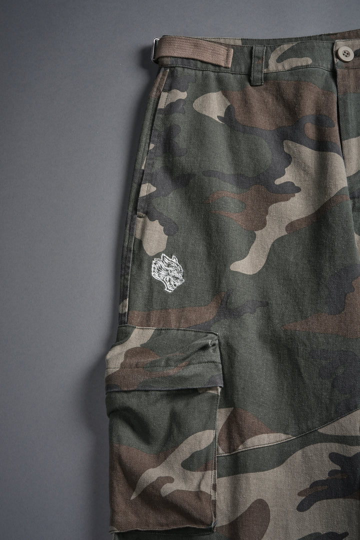 Hellbound Duke Cargo Pants in DSVD Green Camo