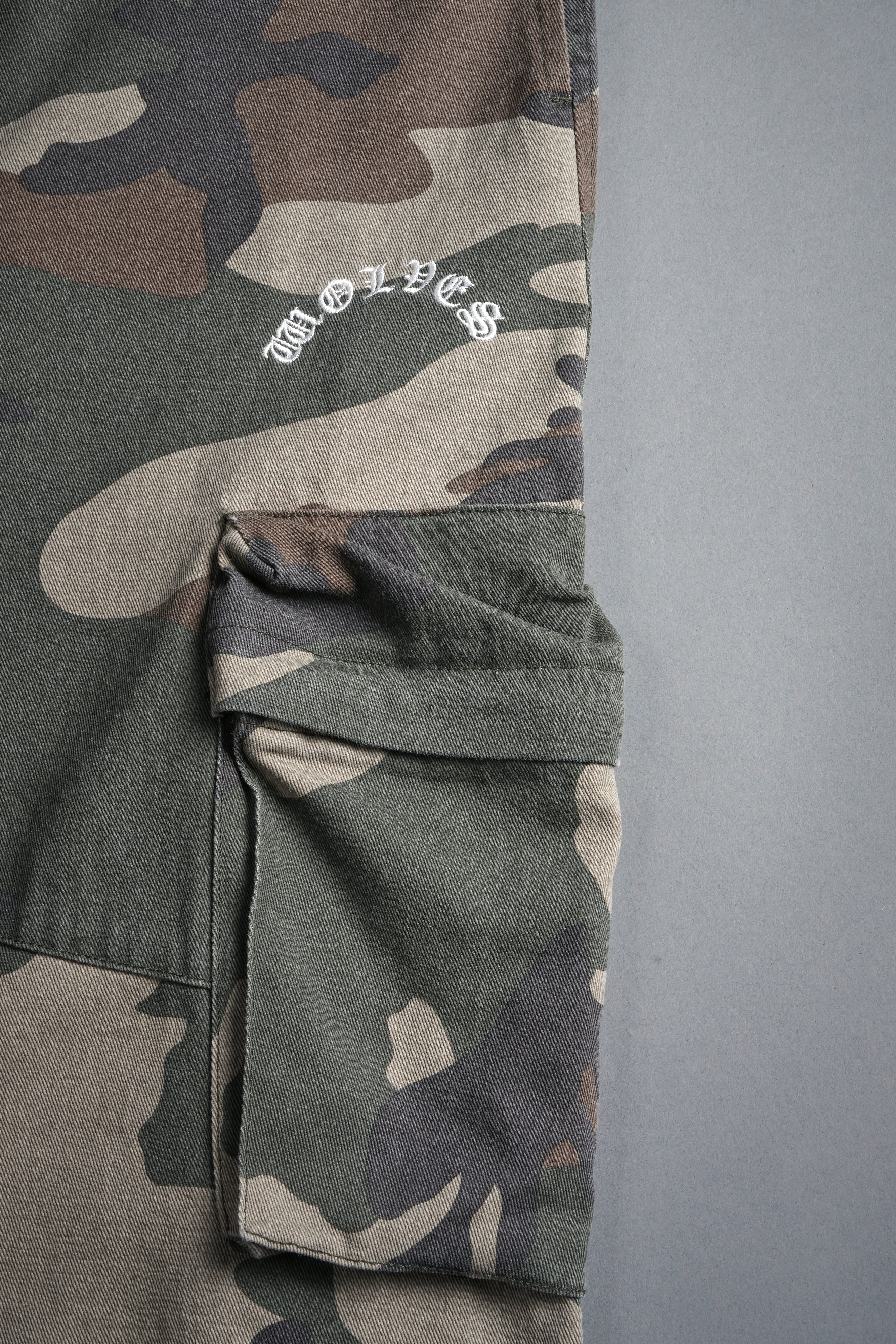Hellbound Duke Cargo Pants in DSVD Green Camo