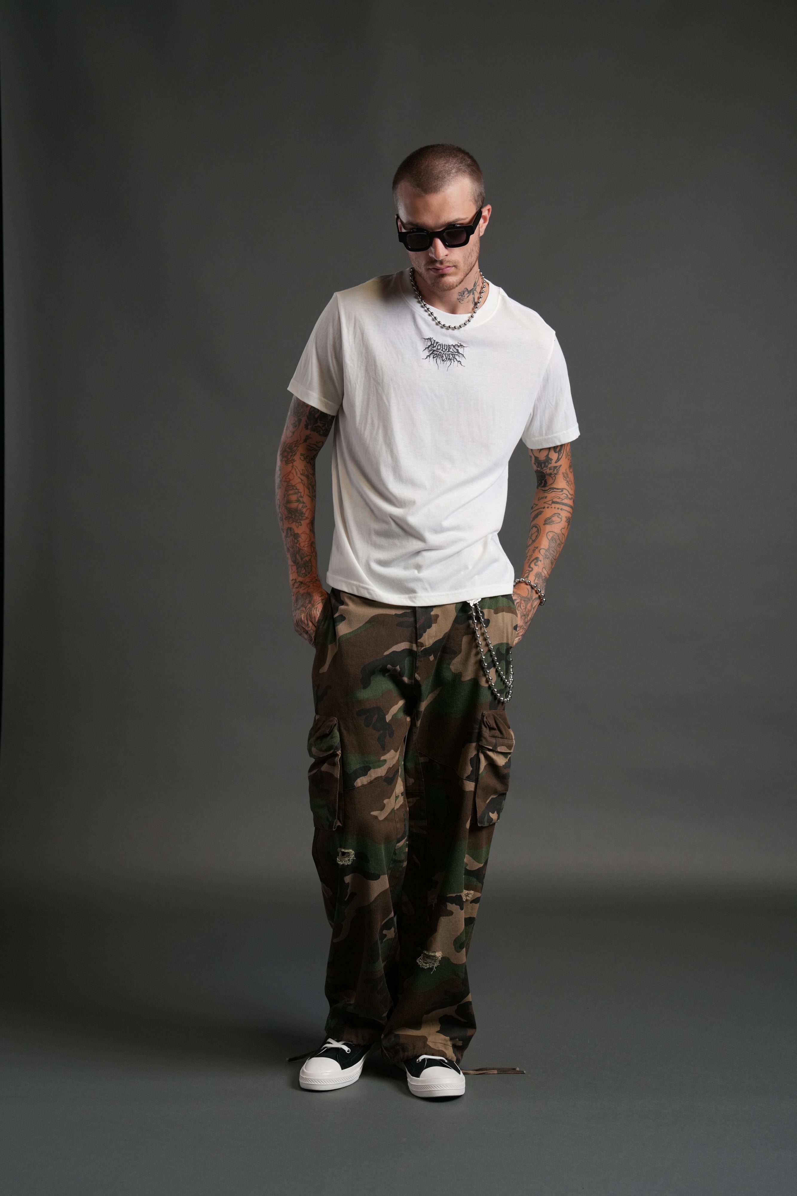 Forged From Iron "J. Dean" Premium Tee in Cream