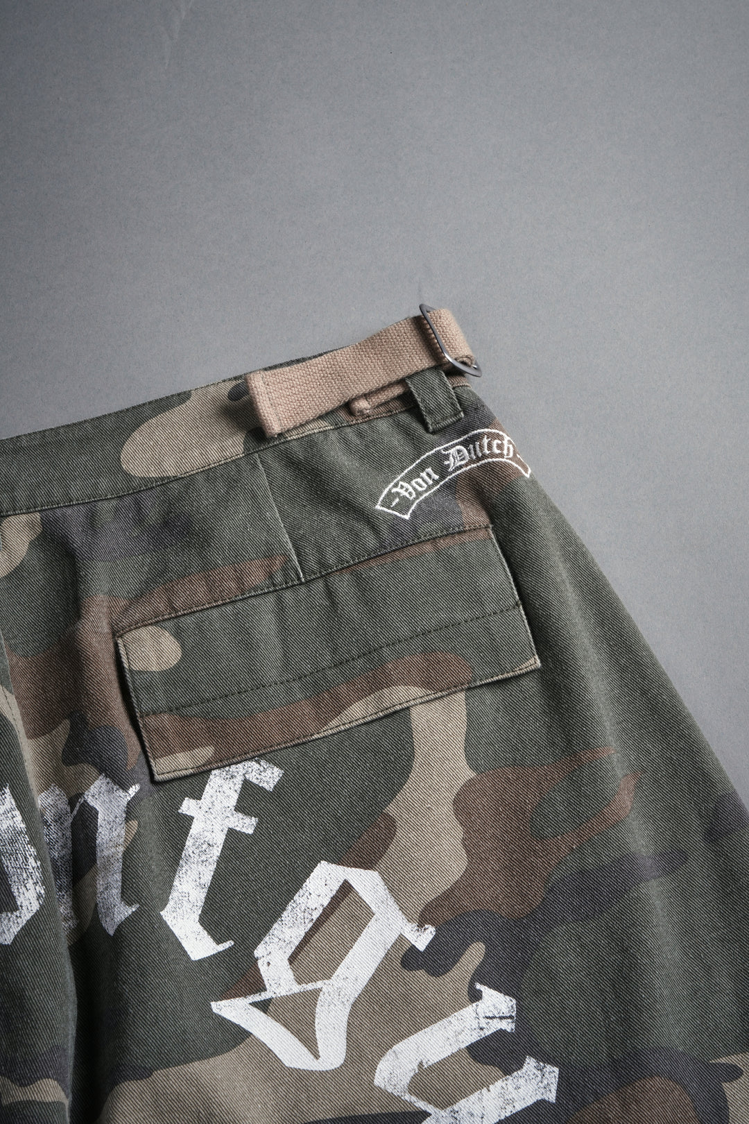 Hellbound Duke Cargo Pants in DSVD Green Camo