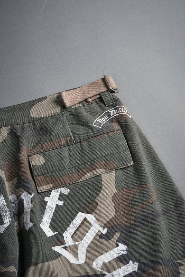 Hellbound Duke Cargo Pants in DSVD Green Camo
