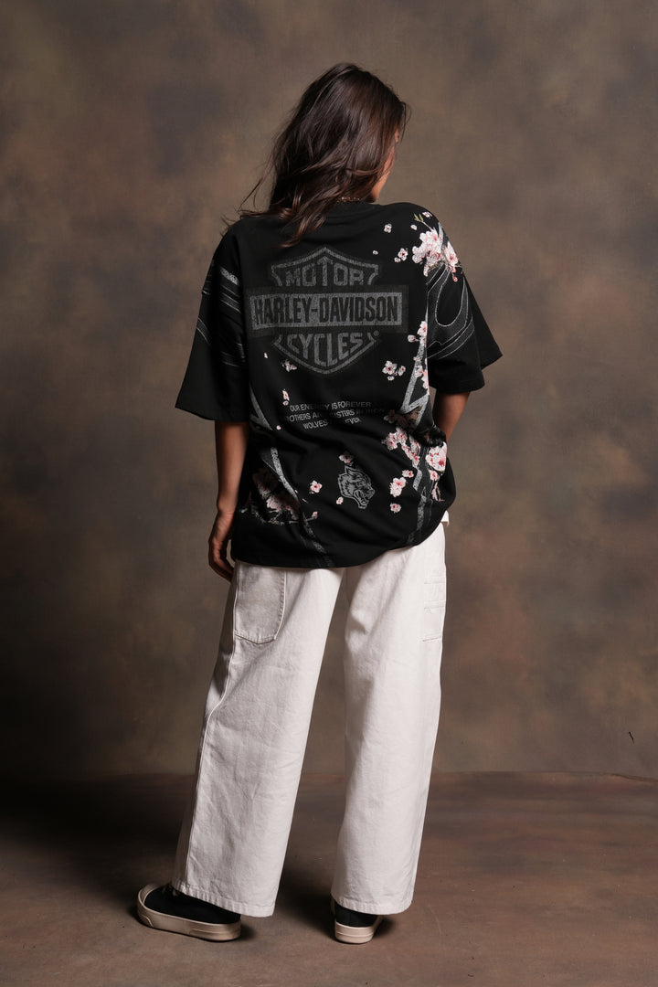 Iron Sakura Premium Tee in Black