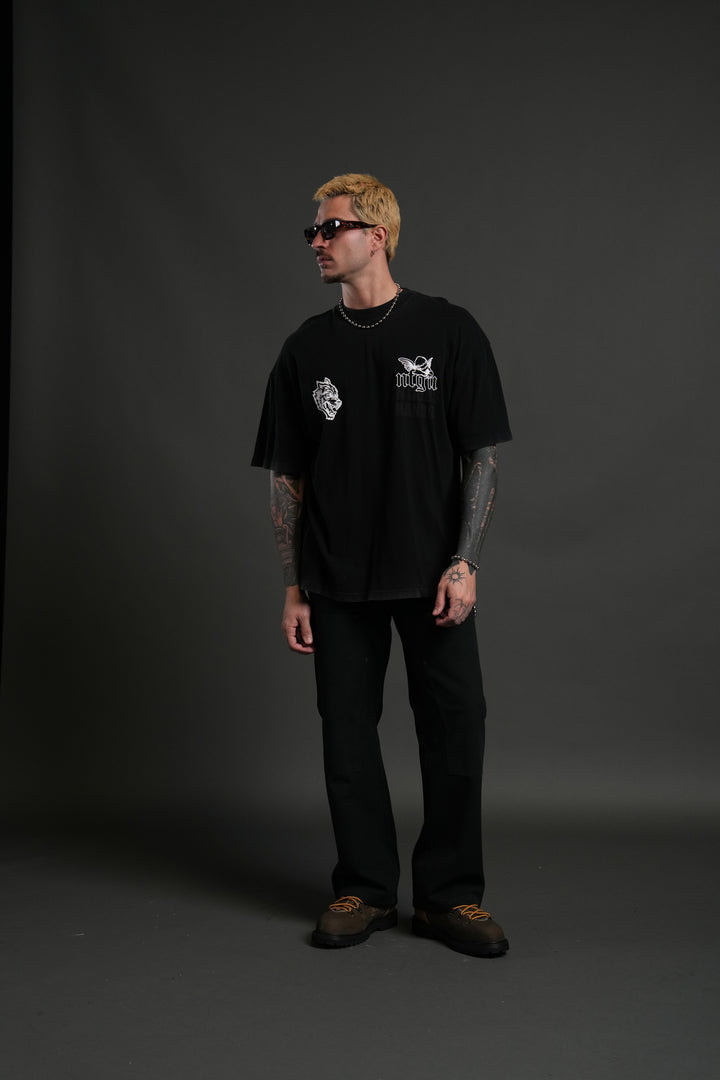 Deliver Us From Evil "Premium" Oversized Tee in Black