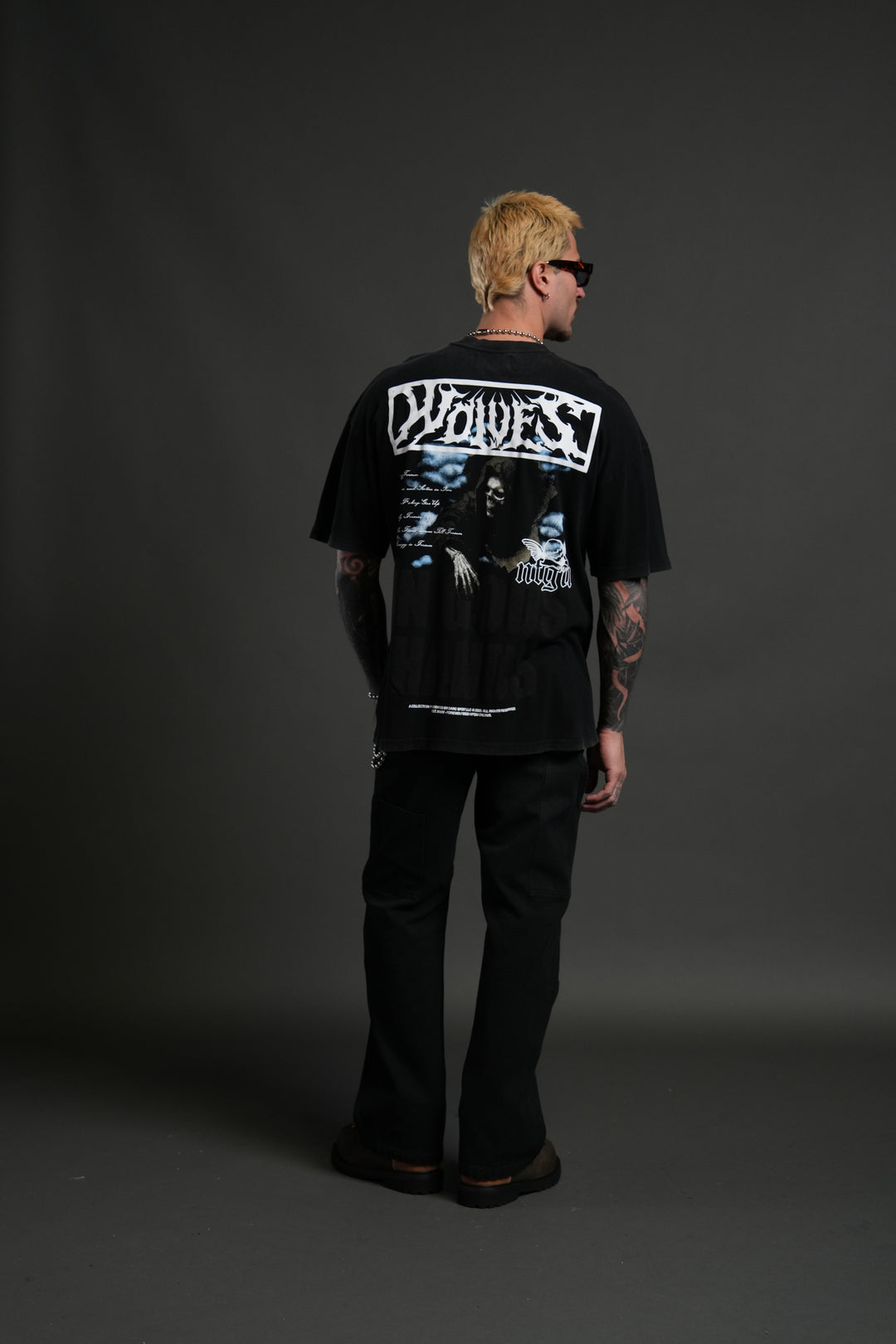 Deliver Us From Evil "Premium" Oversized Tee in Black