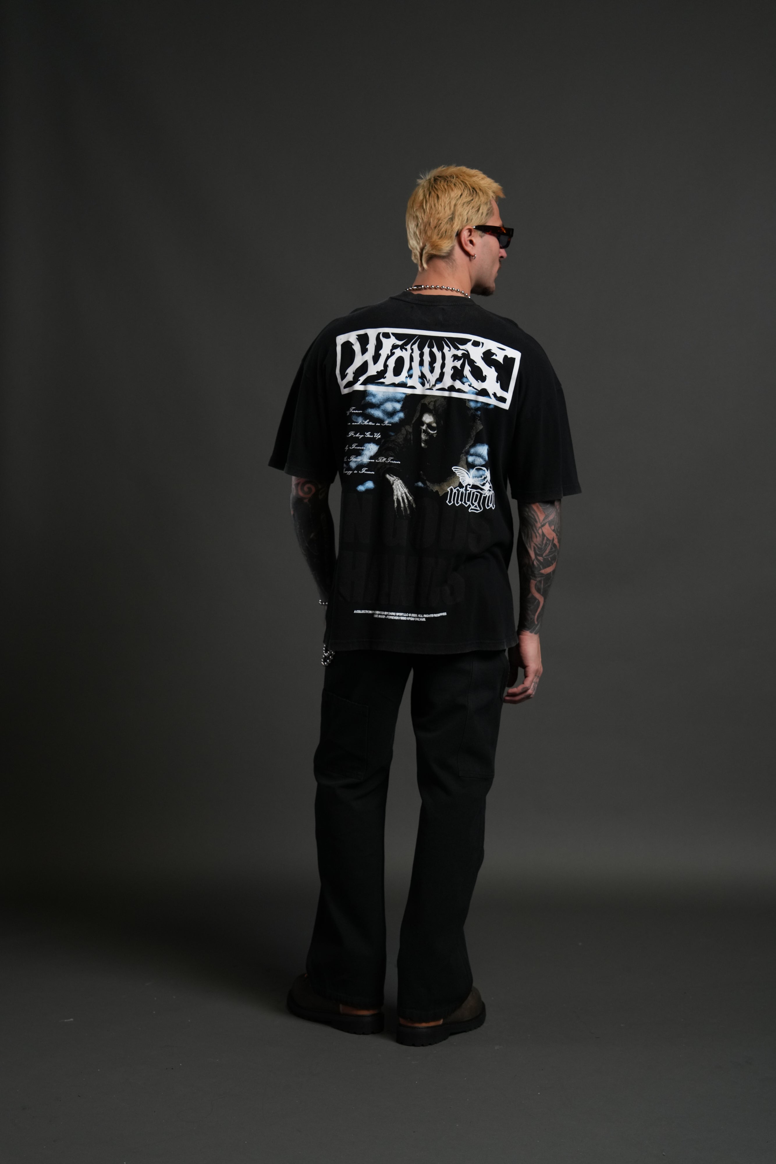 Deliver Us From Evil "Premium" Oversized Tee in Black
