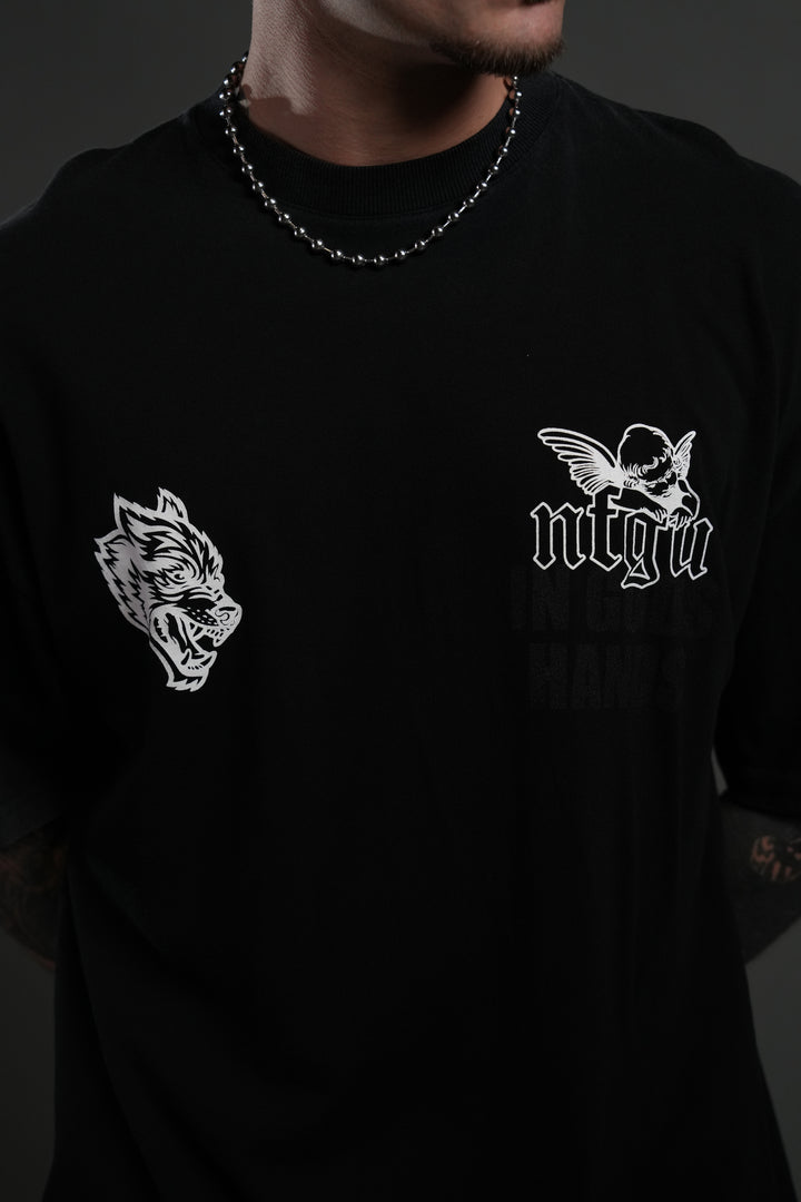 Deliver Us From Evil "Premium" Oversized Tee in Black