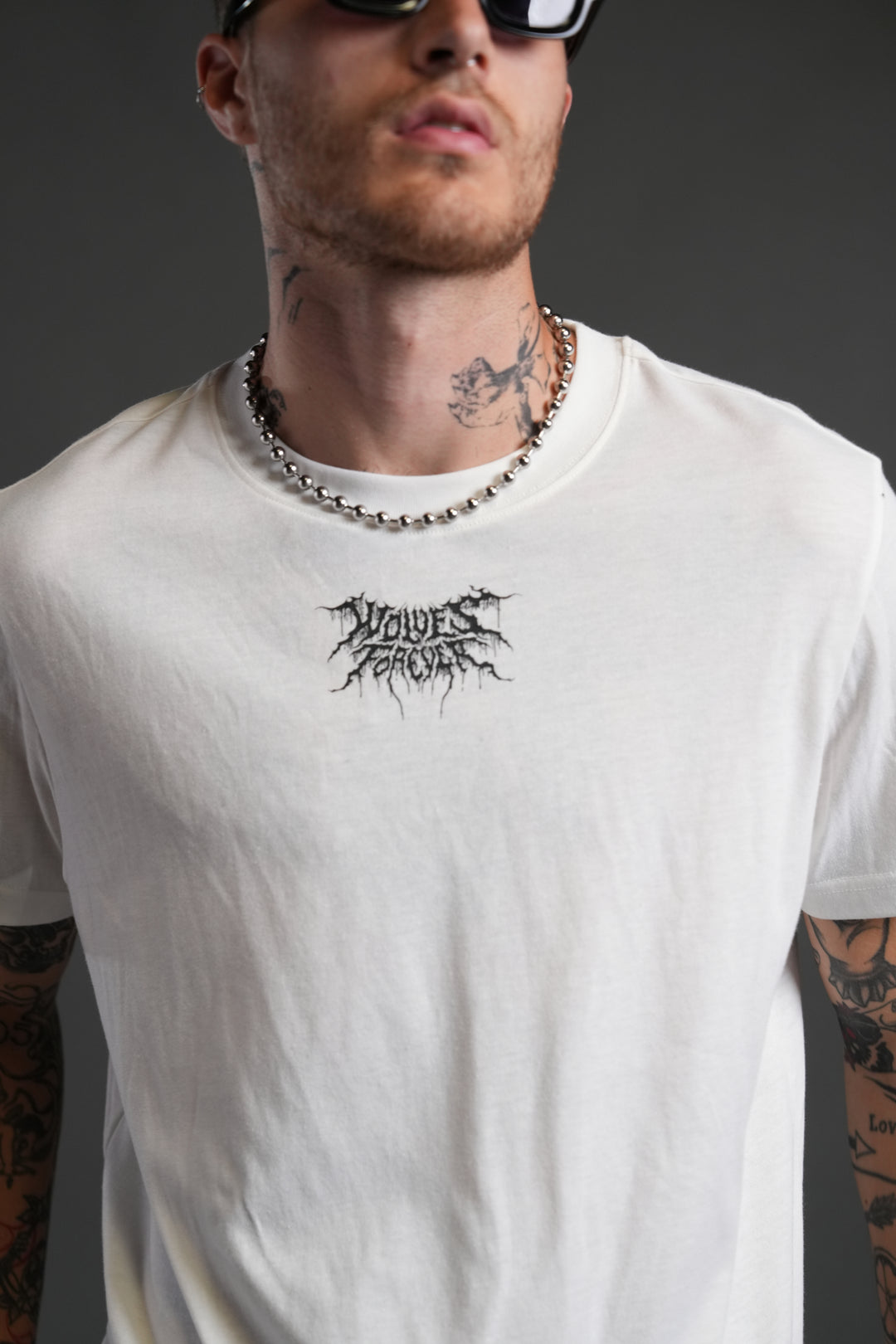 Forged From Iron "J. Dean" Premium Tee in Cream