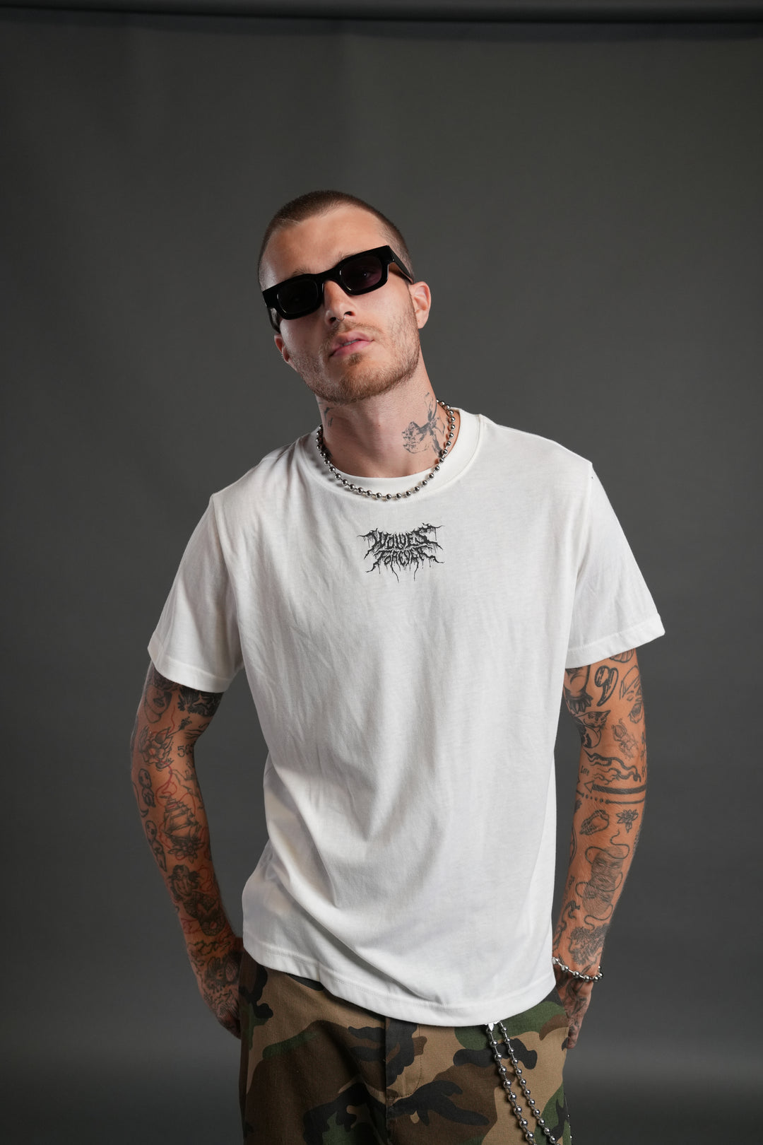 Forged From Iron "J. Dean" Premium Tee in Cream