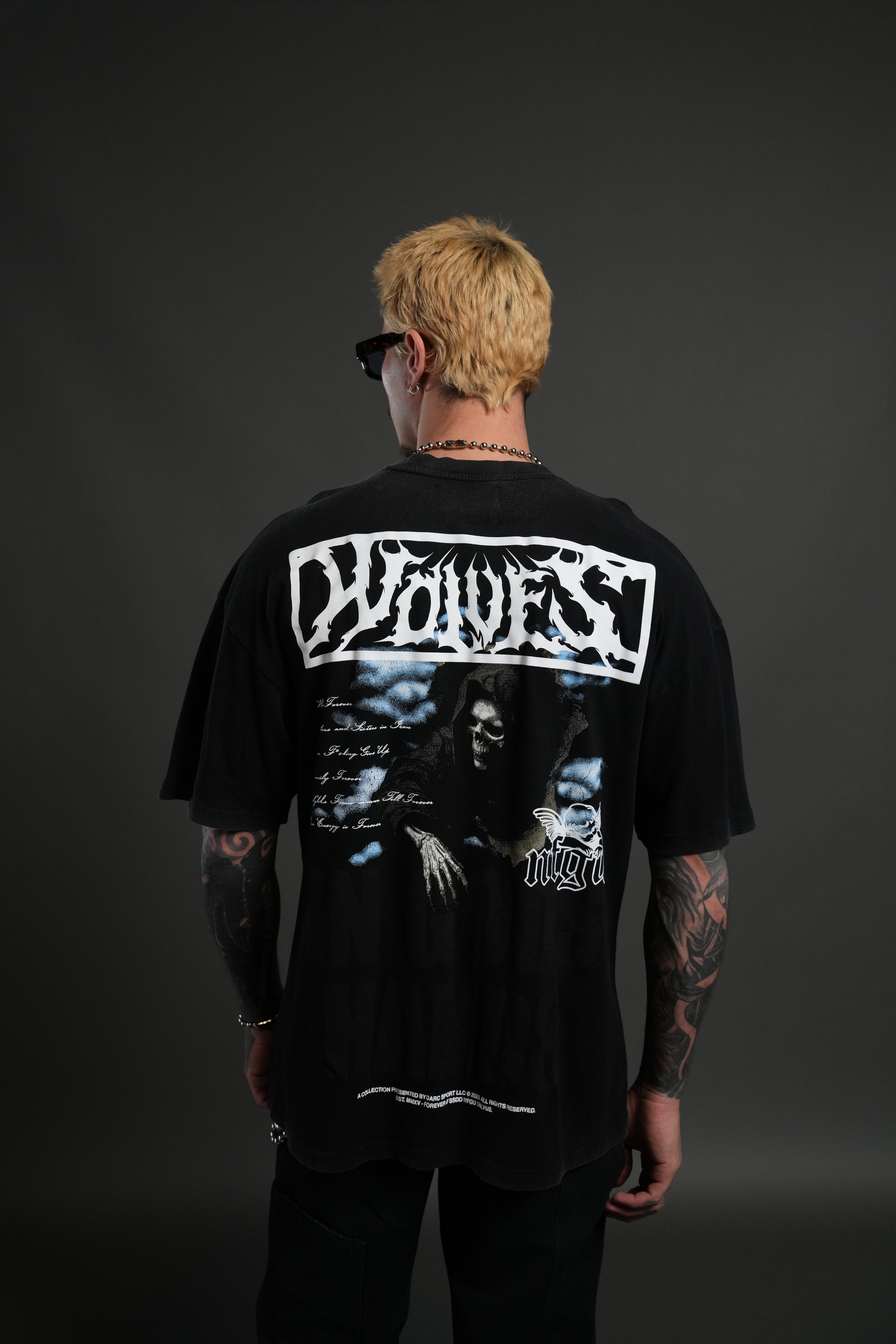 Deliver Us From Evil "Premium" Oversized Tee in Black