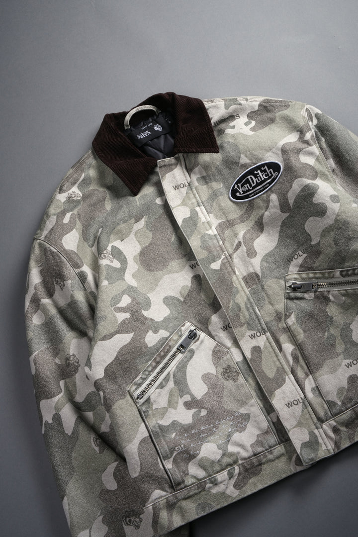 VD Chopper Earl Jacket in DSVD Green Camo