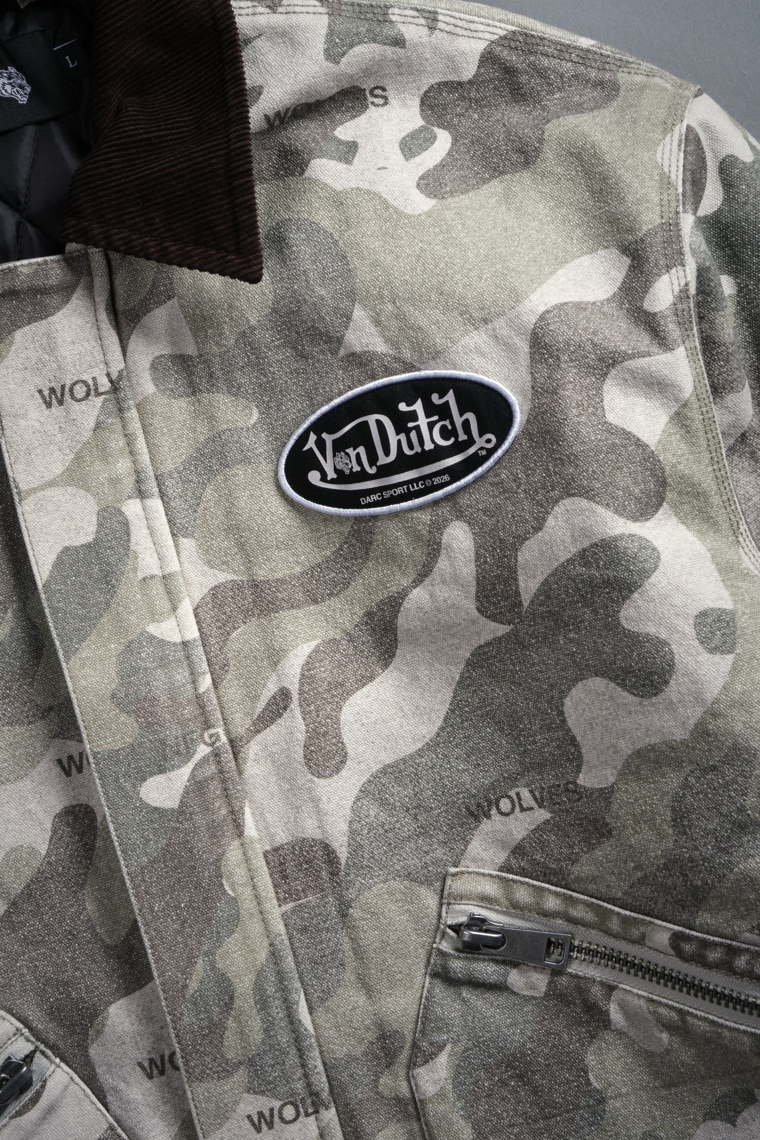 VD Chopper Earl Jacket in DSVD Green Camo