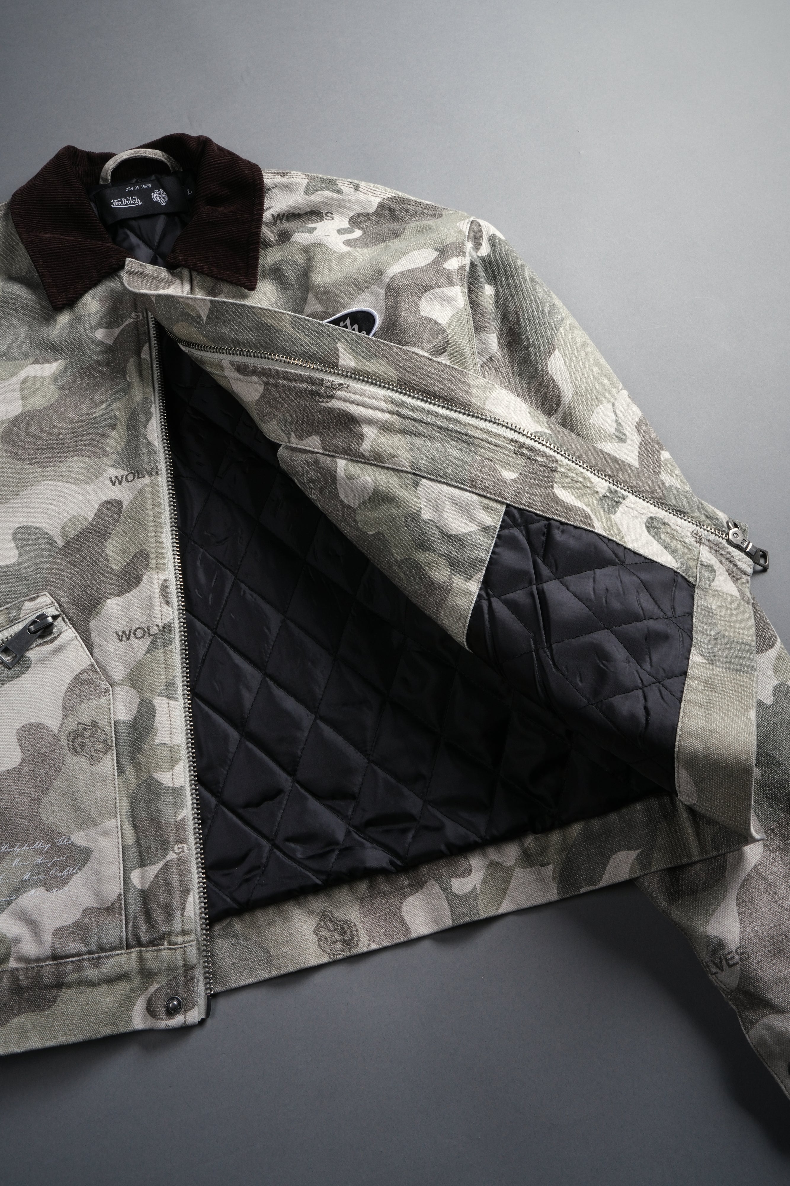 VD Chopper Earl Jacket in DSVD Green Camo