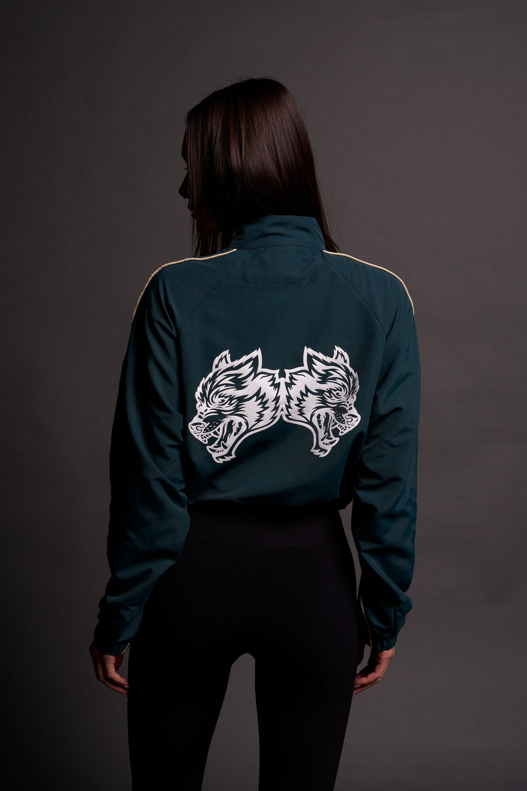 Chopper Wolf Rec Jacket in Darc Teal