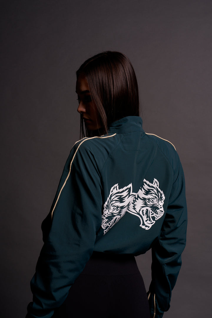 Chopper Wolf Rec Jacket in Darc Teal