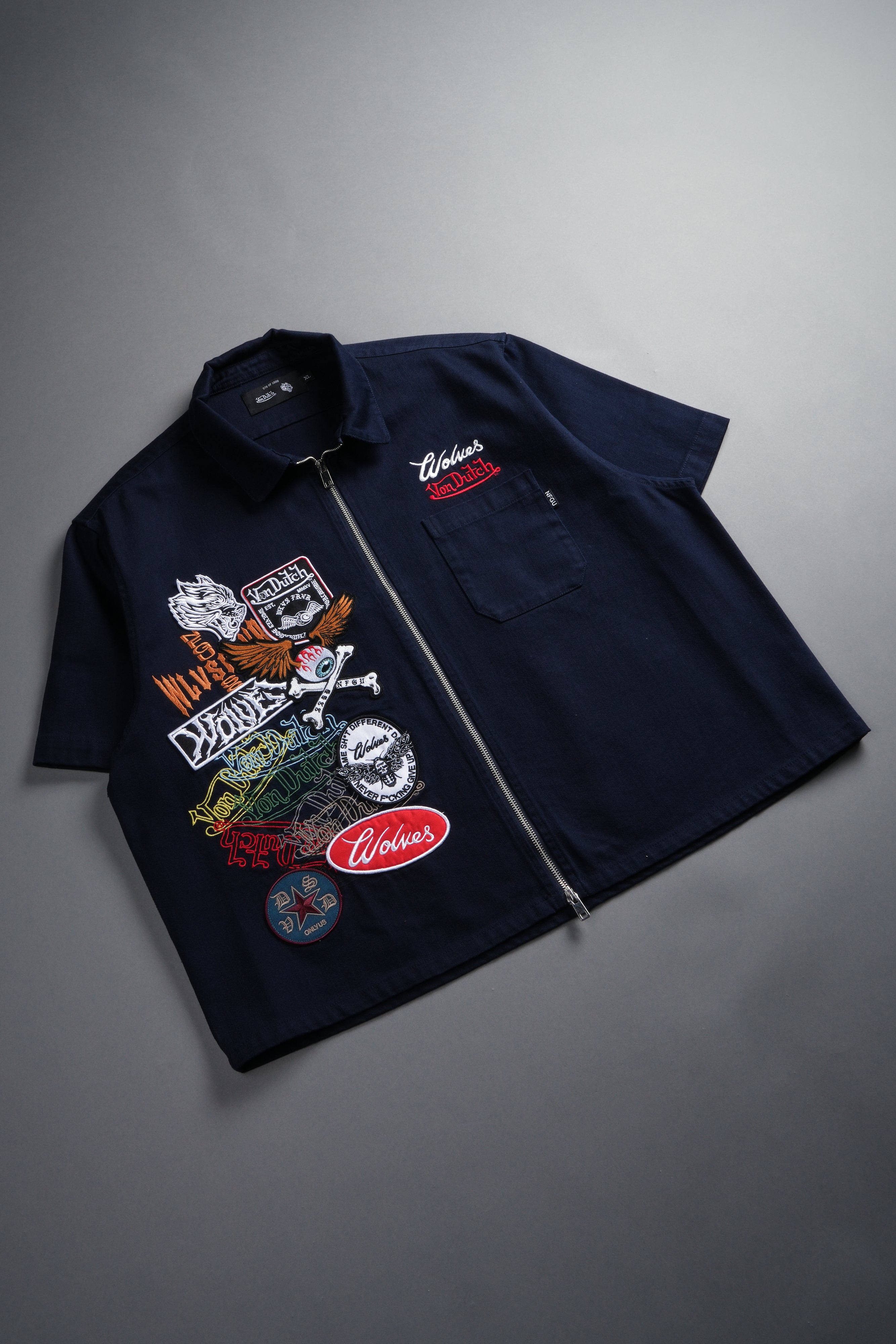 Darc Kulture Vince Shirt in Navy