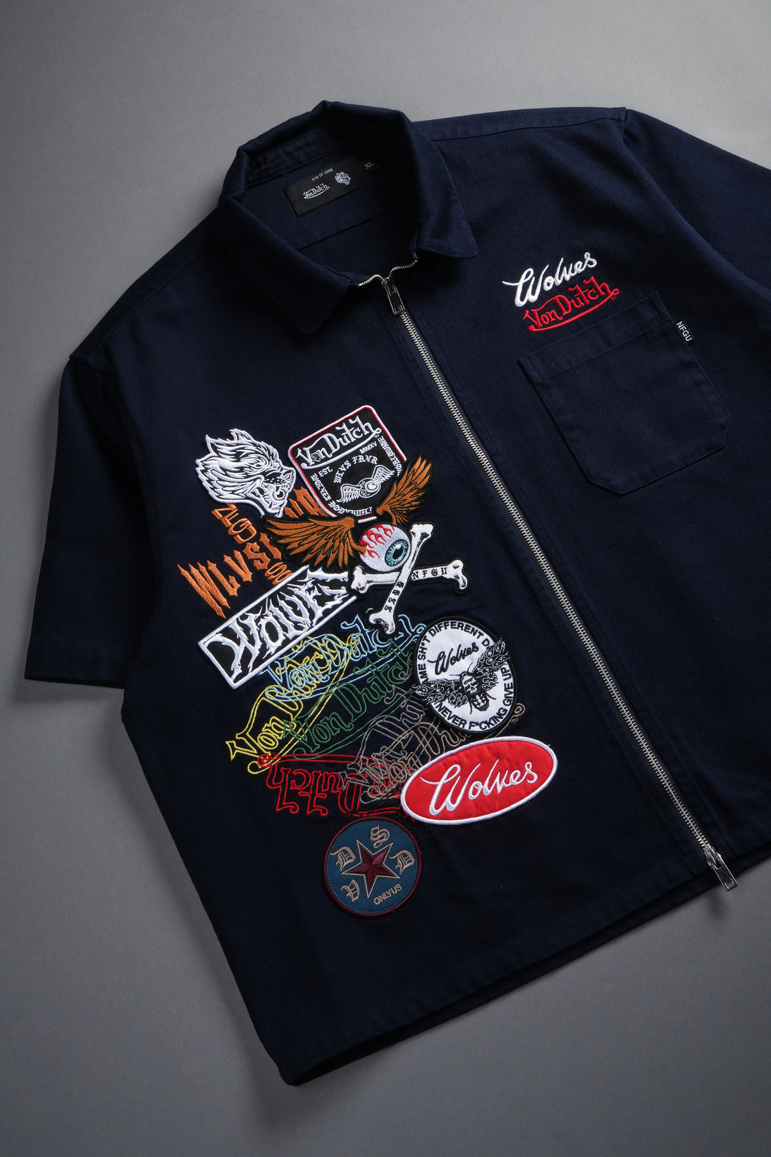 Darc Kulture Vince Shirt in Navy