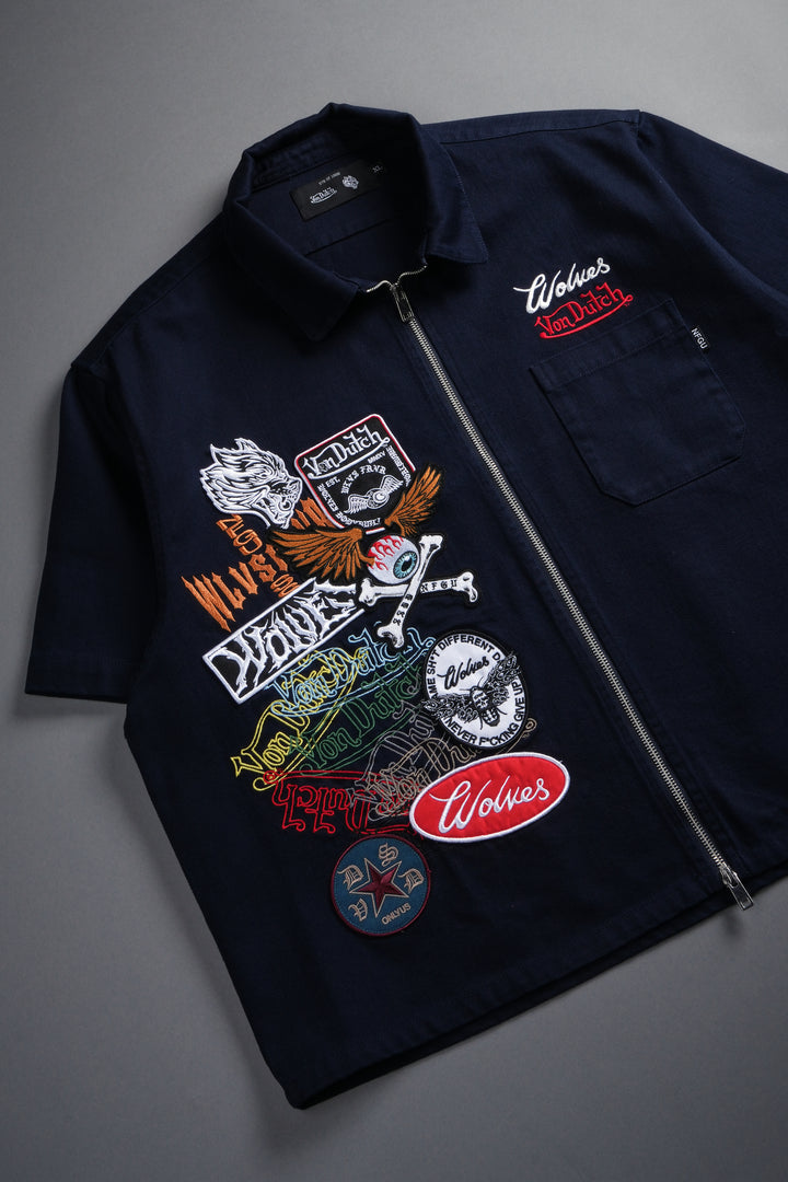 Darc Kulture Vince Shirt in Navy