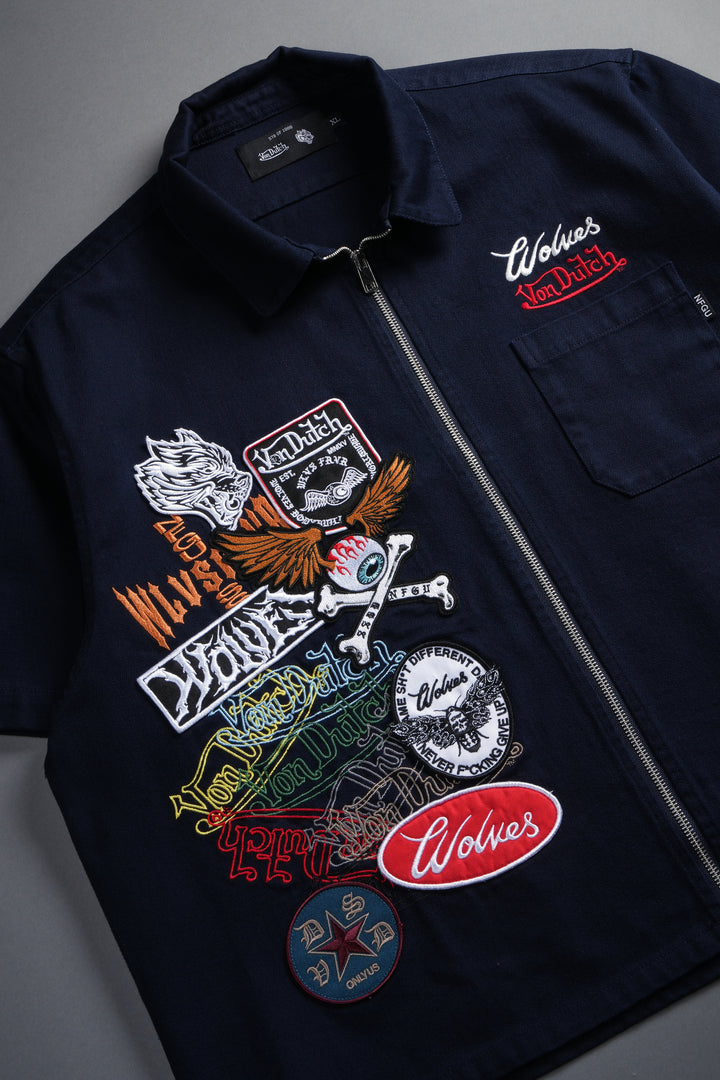 Darc Kulture Vince Shirt in Navy