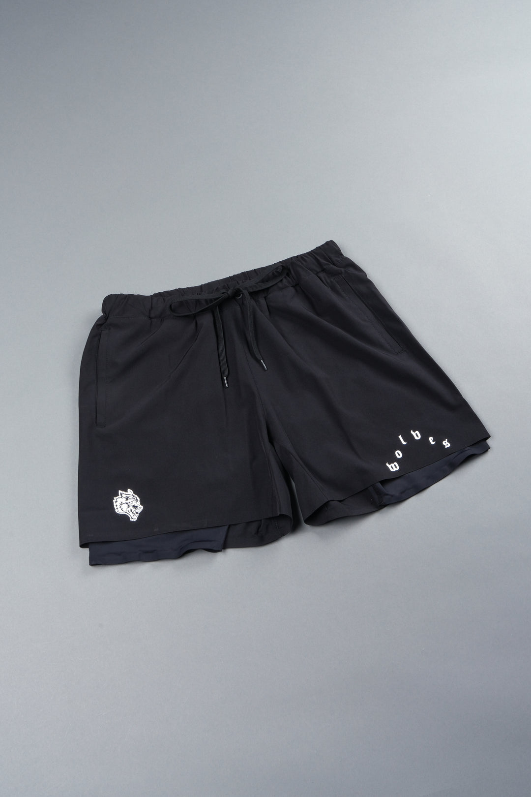Wolf Pyramid Compression Shorts In Black