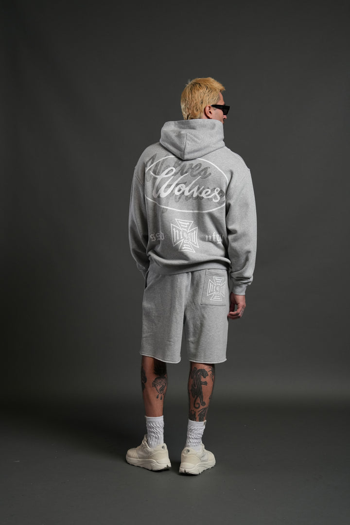 DSA FRVR "Pierce" Hoodie in Light Athletic Gray