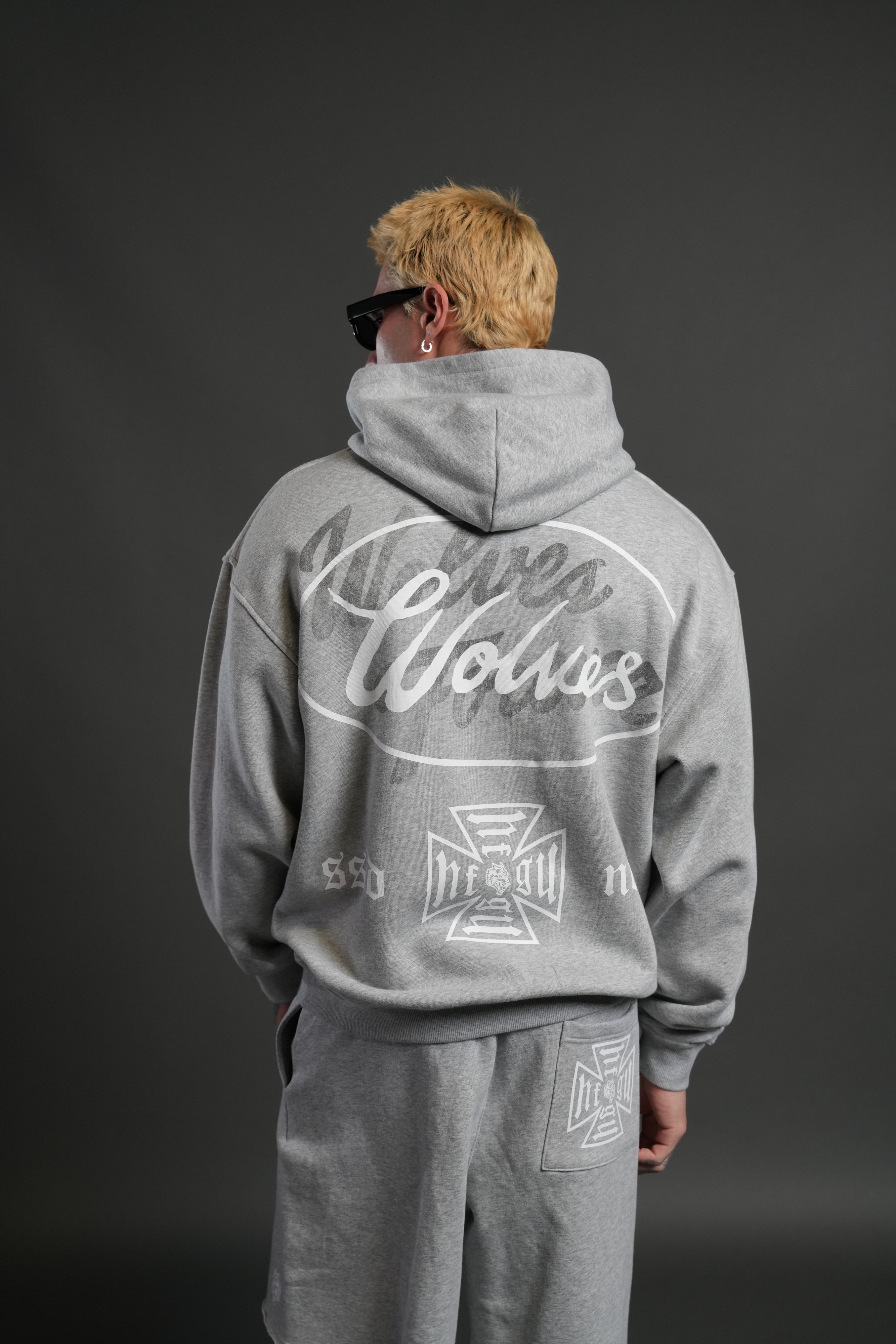 DSA FRVR "Pierce" Hoodie in Light Athletic Gray