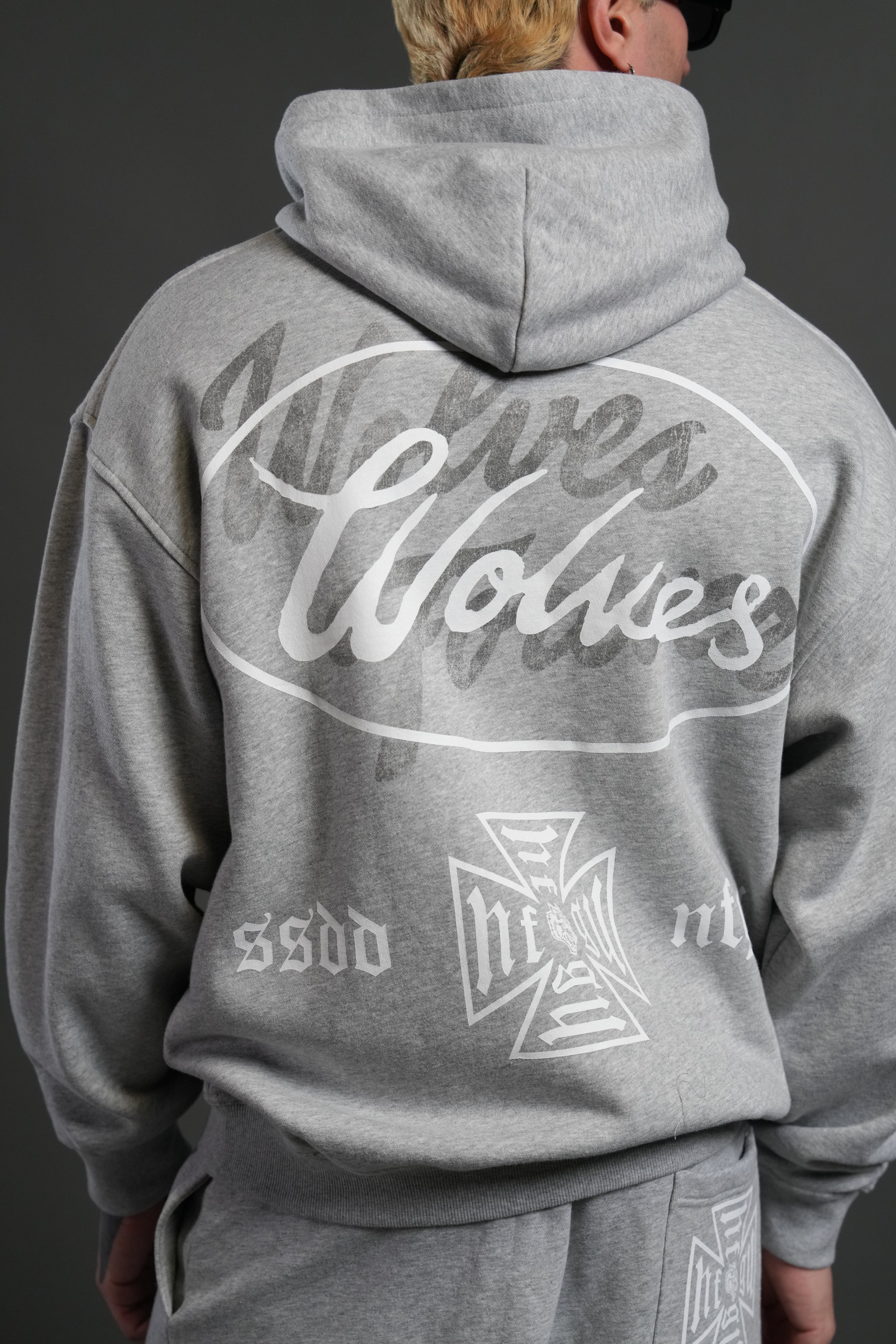 DSA FRVR "Pierce" Hoodie in Light Athletic Gray