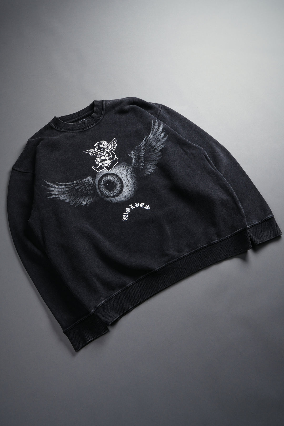 Flight Club London Crewneck in Black