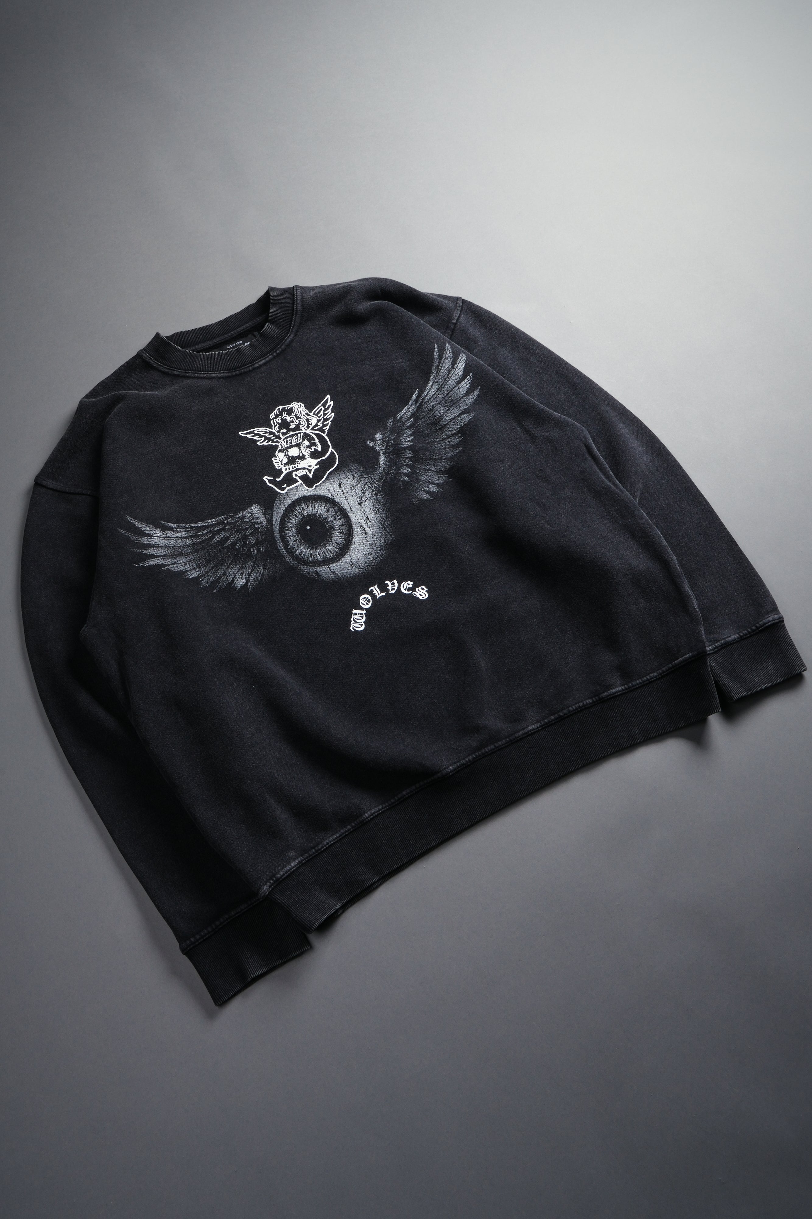 Flight Club London Crewneck in Black