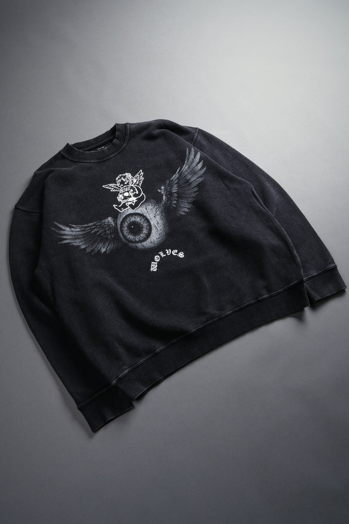 Flight Club London Crewneck in Black